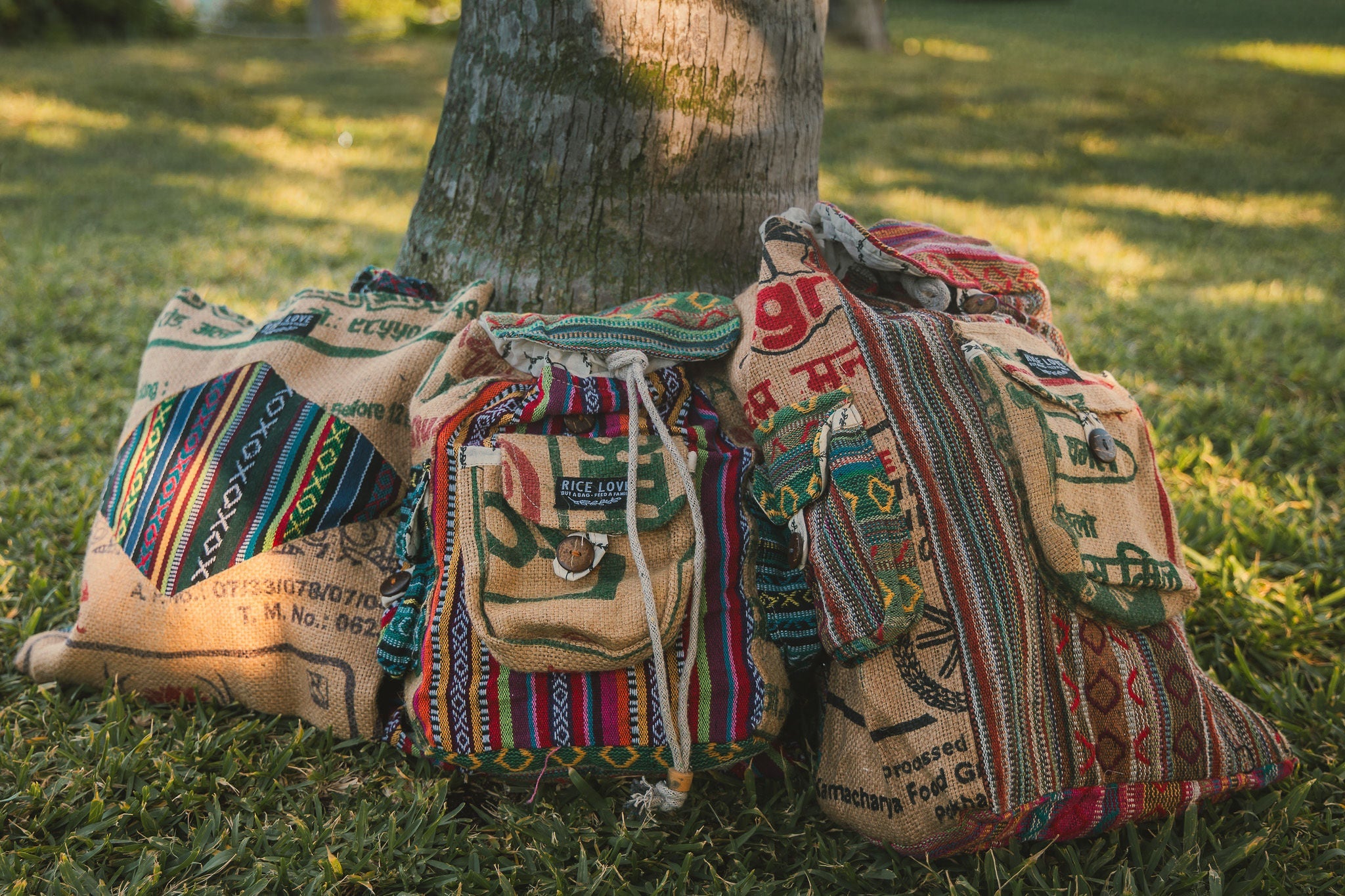 One of a Kind collection: Backpack, mini backpack and mini tote