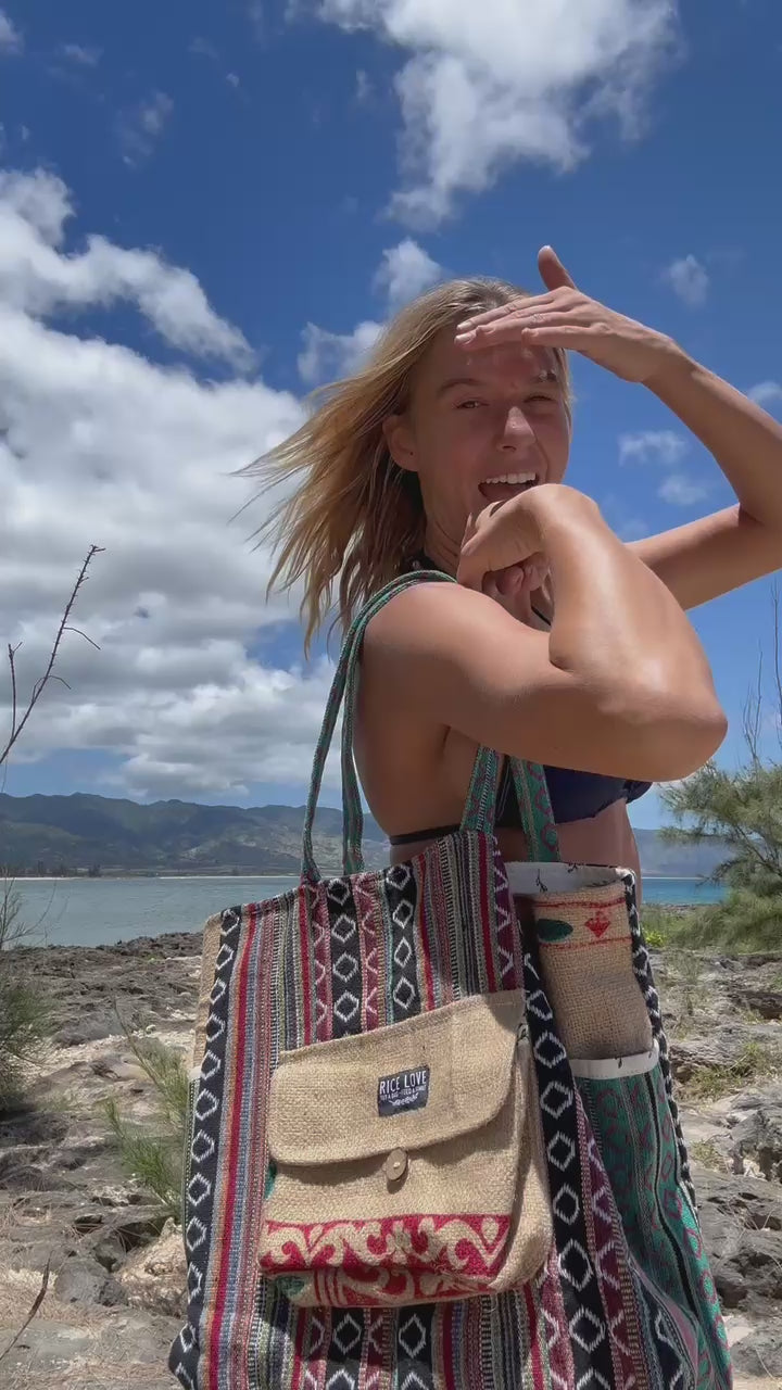 Recycled Travel Tote Delhi