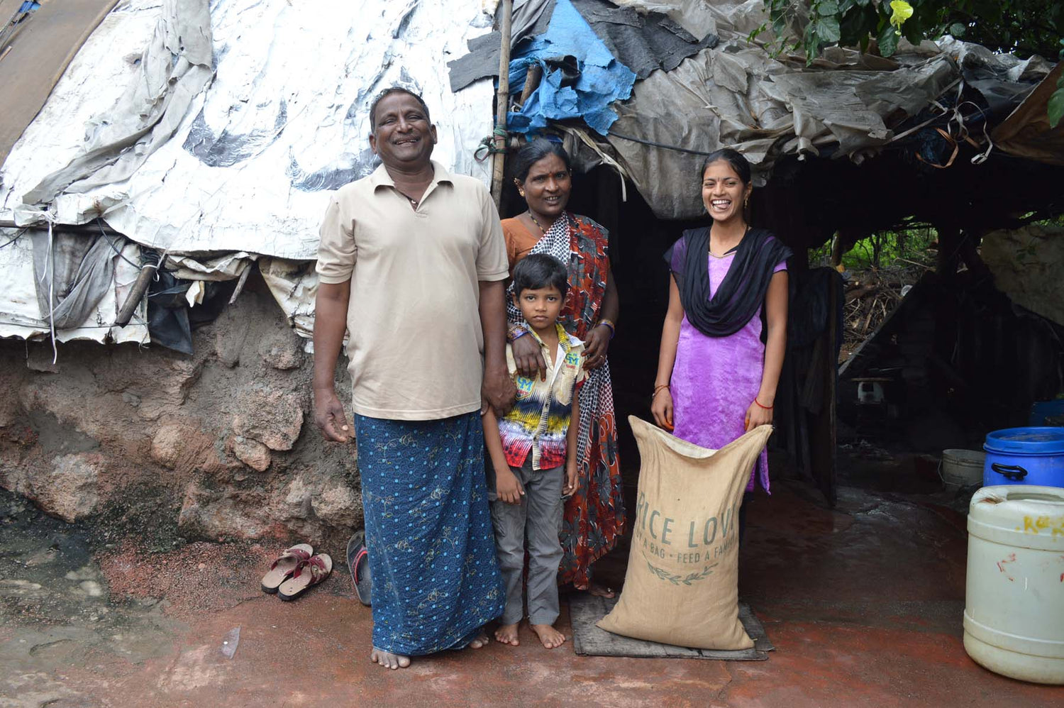 Abayagalla Dargaiah Family #593 - Rice Love