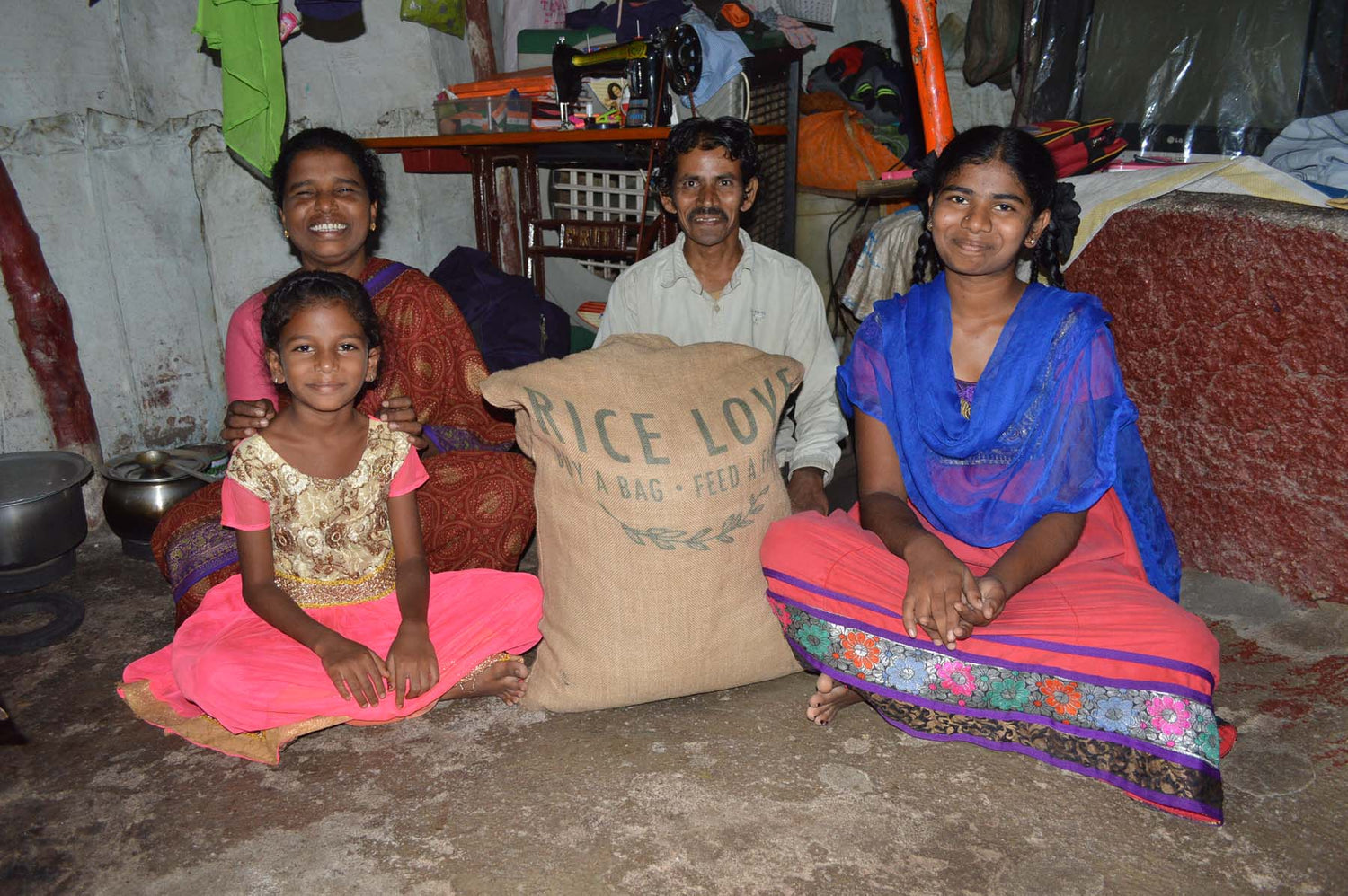 Abayagalla Lazar Family #304 - Rice Love