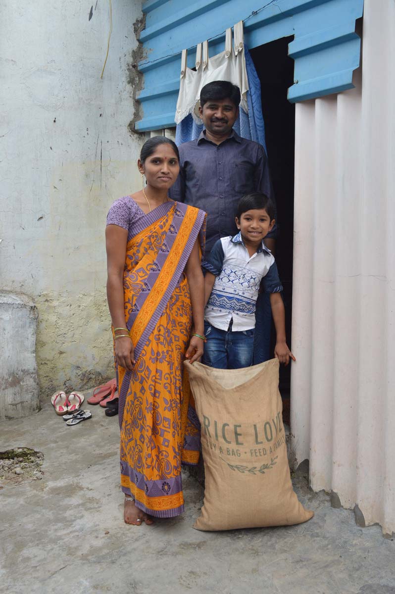 Abayagalla Prabhakar Family #594 - Rice Love