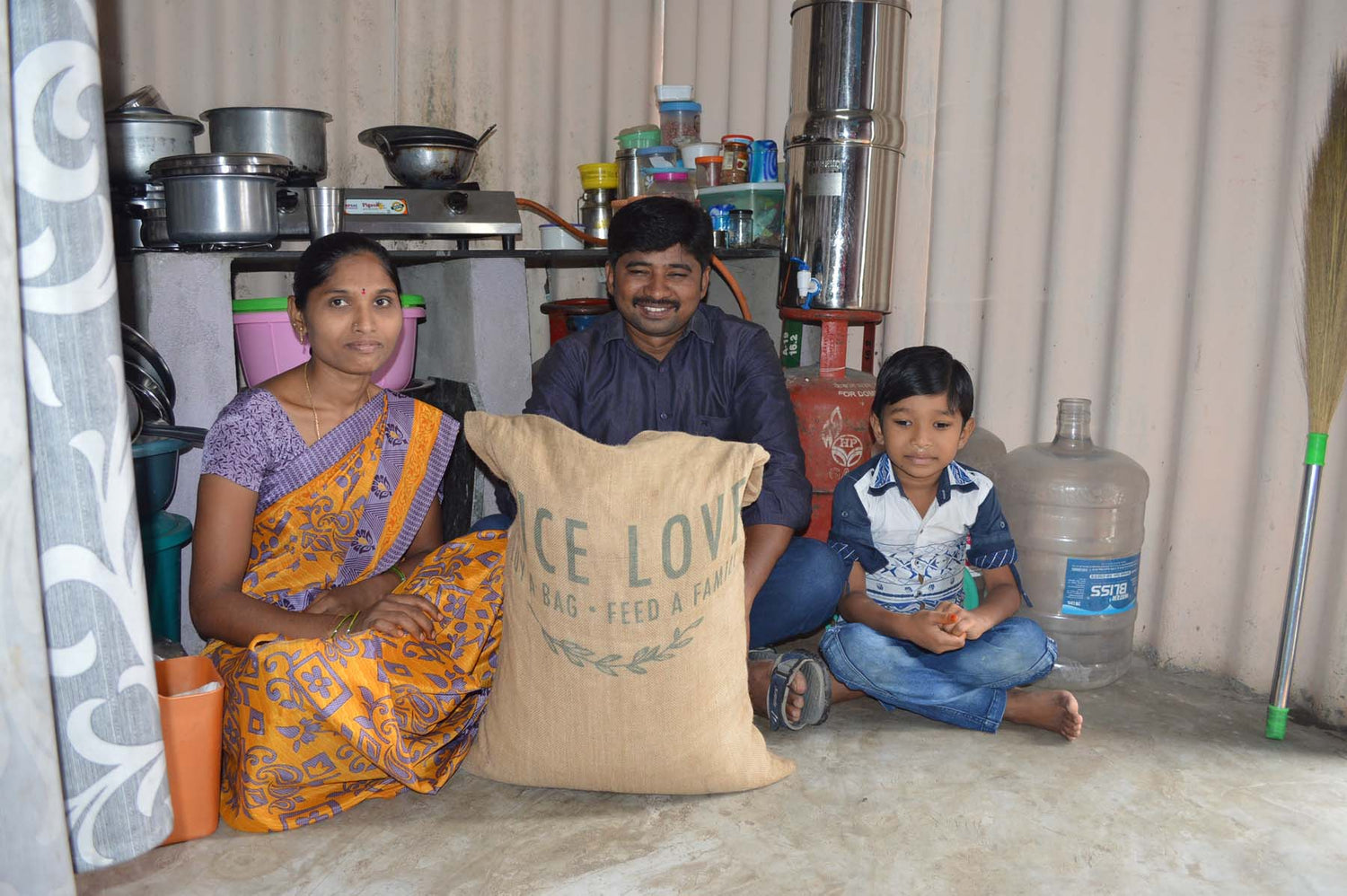 Abayagallla Prabhakar Family #308 - Rice Love