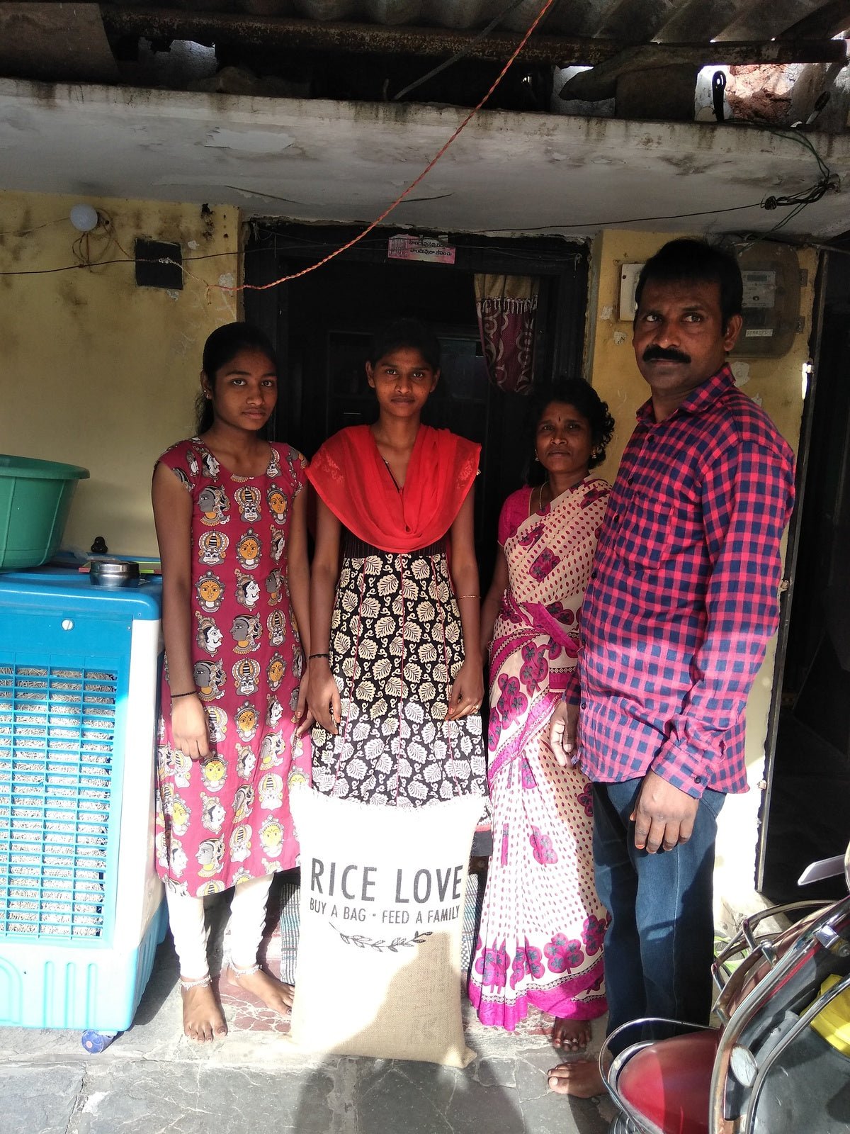 Akkanapalli Yadagiri Family #1106 - Rice Love