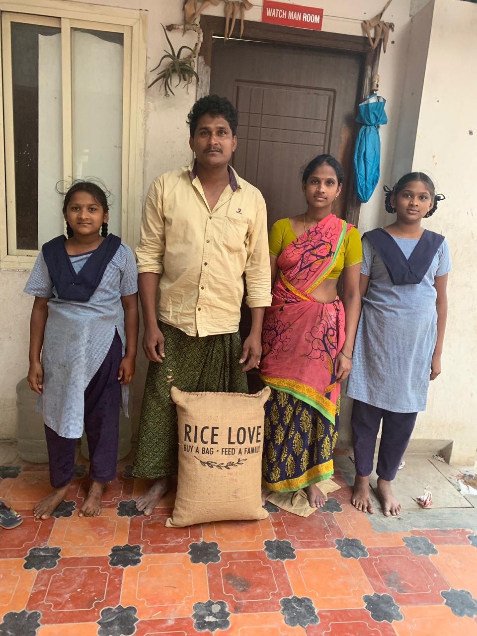 Alladi Ramesh Family #1562 - Rice Love