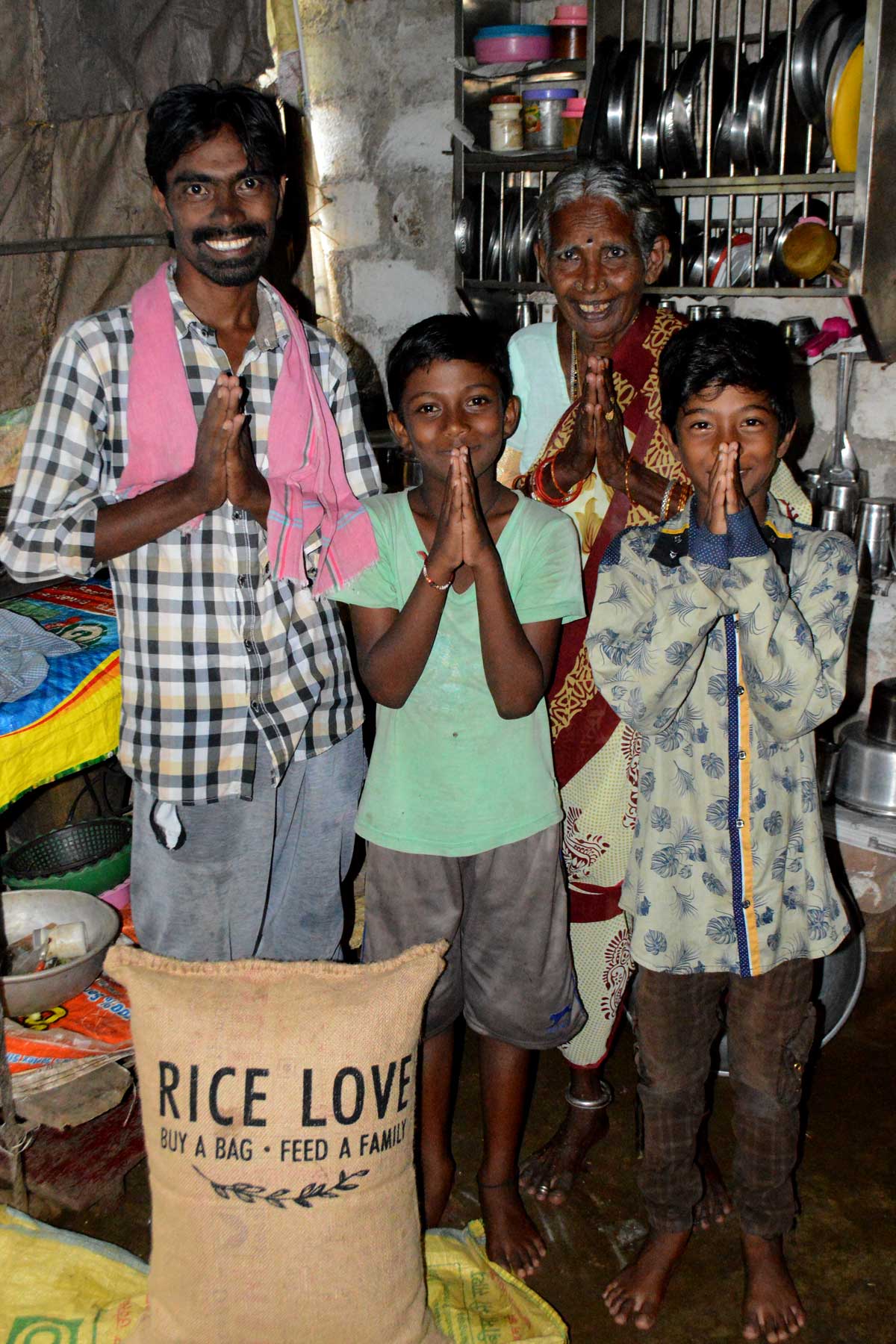 Amruthamma Silveri Family #2105 - Rice Love