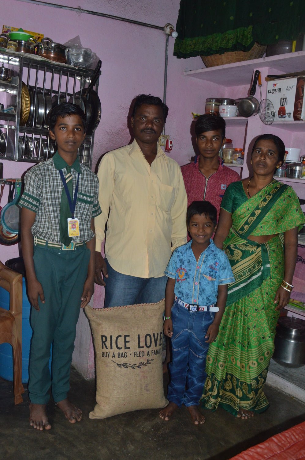 Anjaiah Akthari Family #1460 - Rice Love