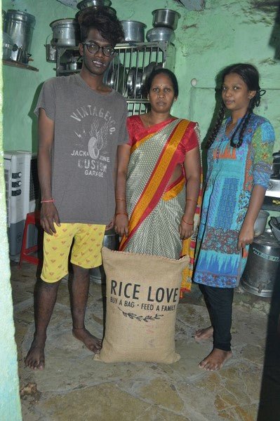 Anjamma Yerraboina Family #1944 - Rice Love