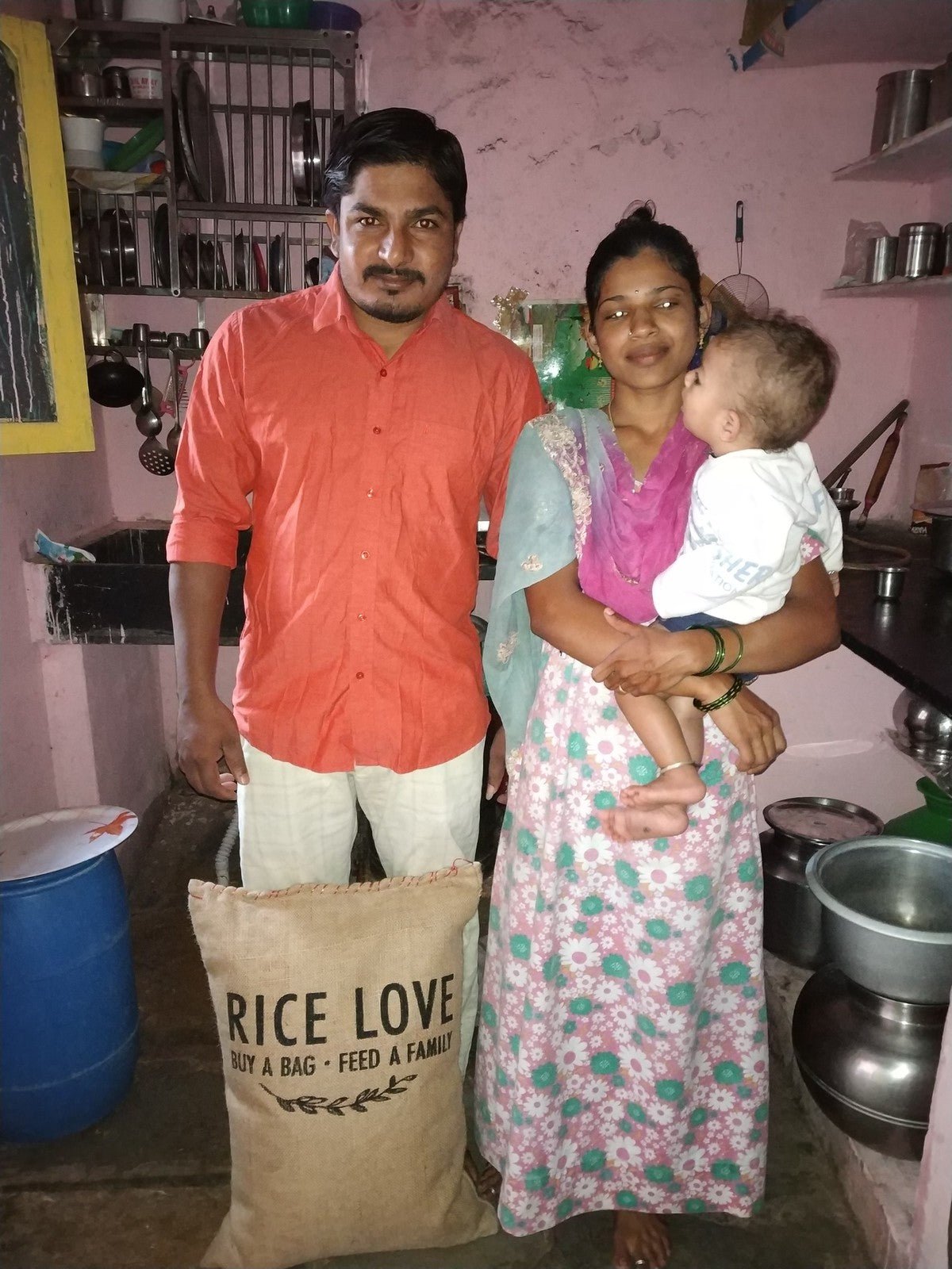 Anji Sagar Modala Family #1424 - Rice Love