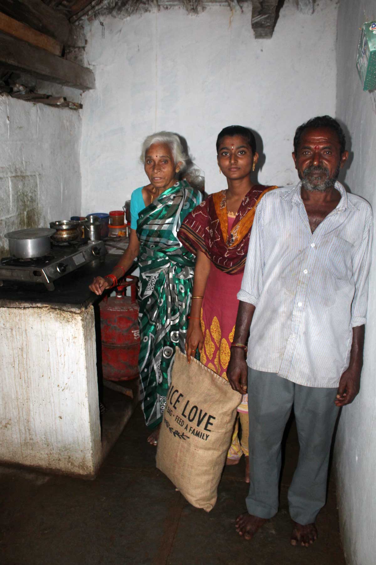 Anumula Kumaraswamy Family #1025 - Rice Love