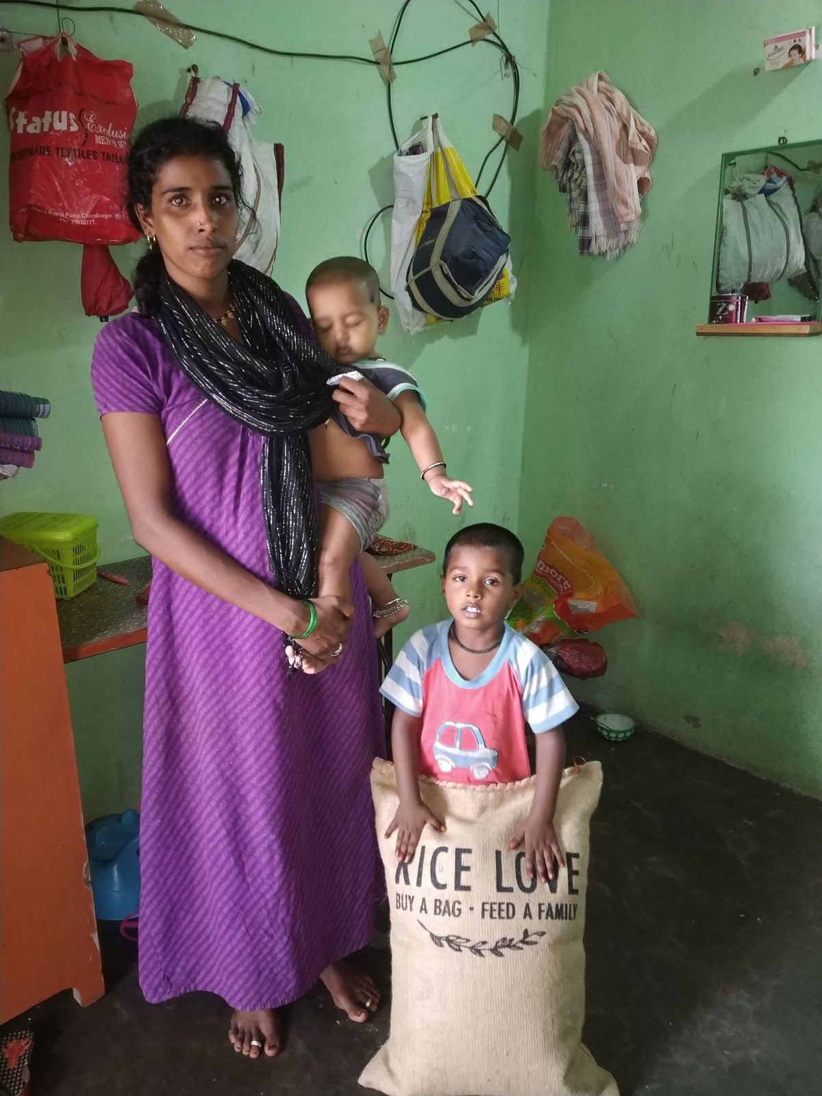 Asif Begum Sayyad Family #1433 - Rice Love