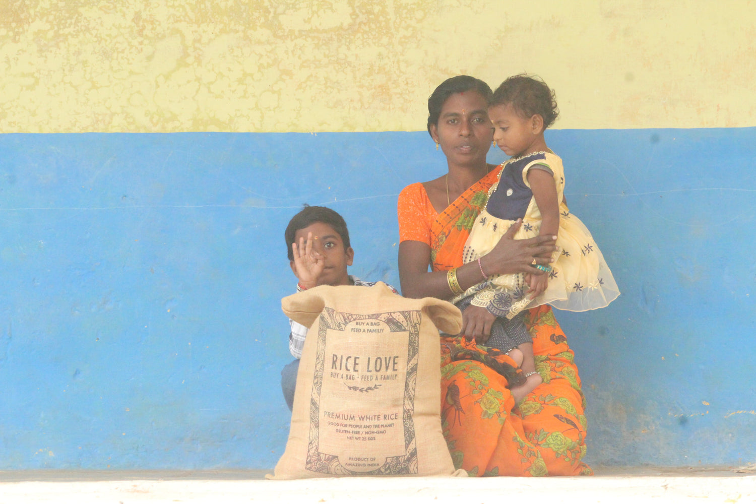 Bhagya Lakshmi Maredikonda Family #2795 - Rice Love