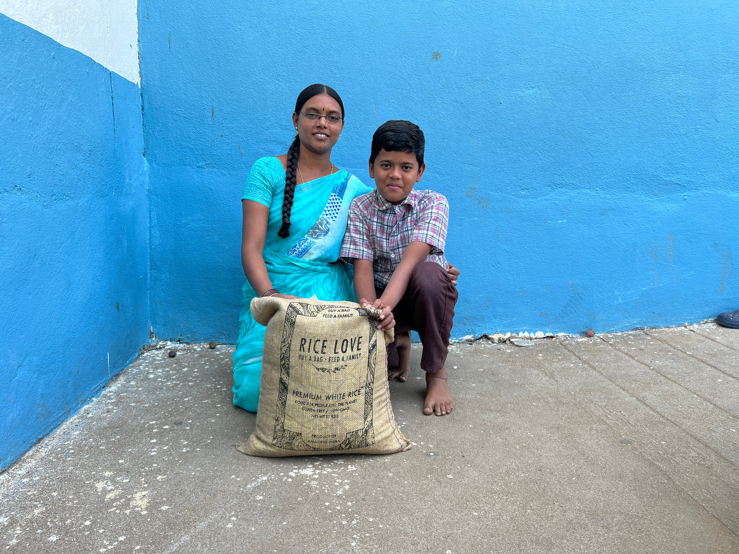 Bhimanadhuni Srilatha Family #3207 - Rice Love