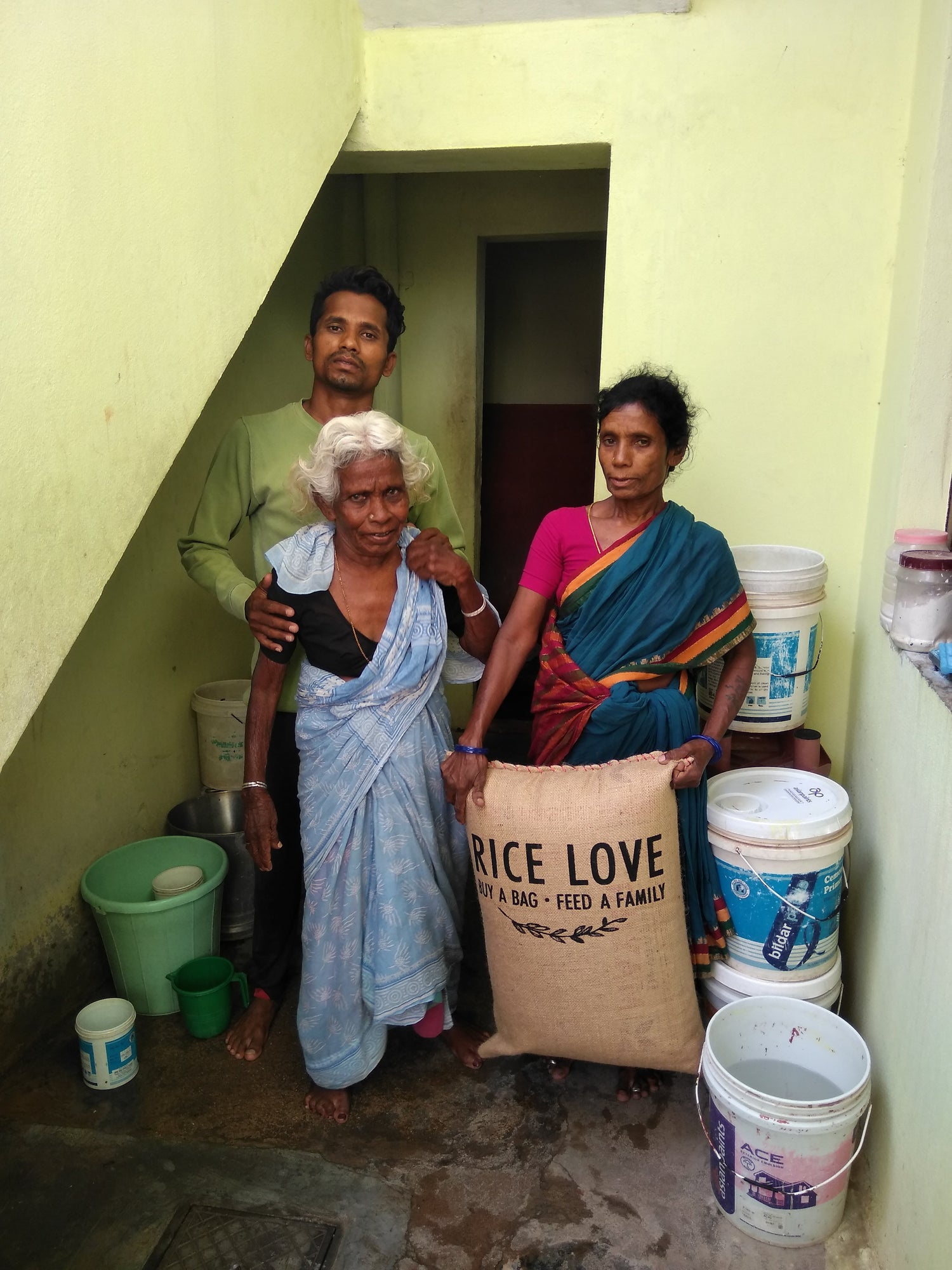 Bhupathi Gangamma Family #1089 - Rice Love