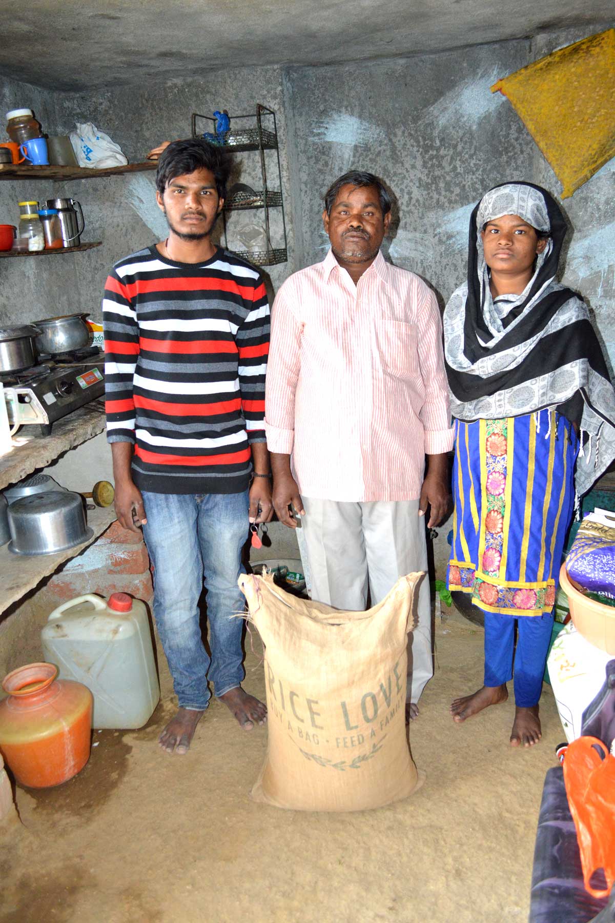 Bikshapathi Bakka Family #635 - Rice Love