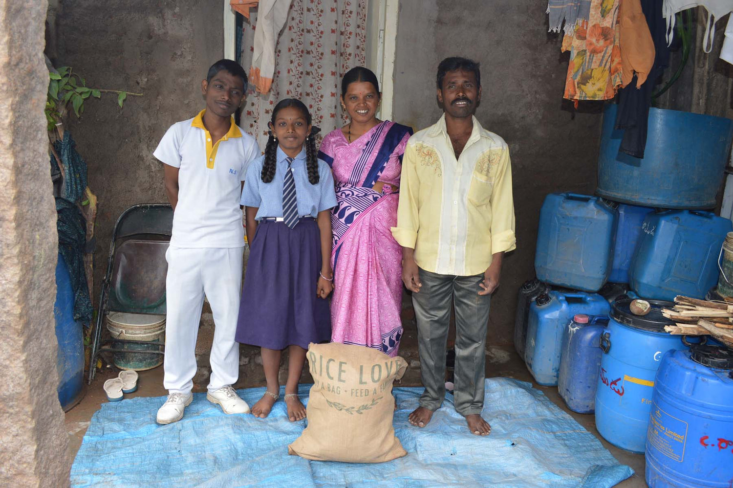 Chakali Ramulu Family #570 - Rice Love