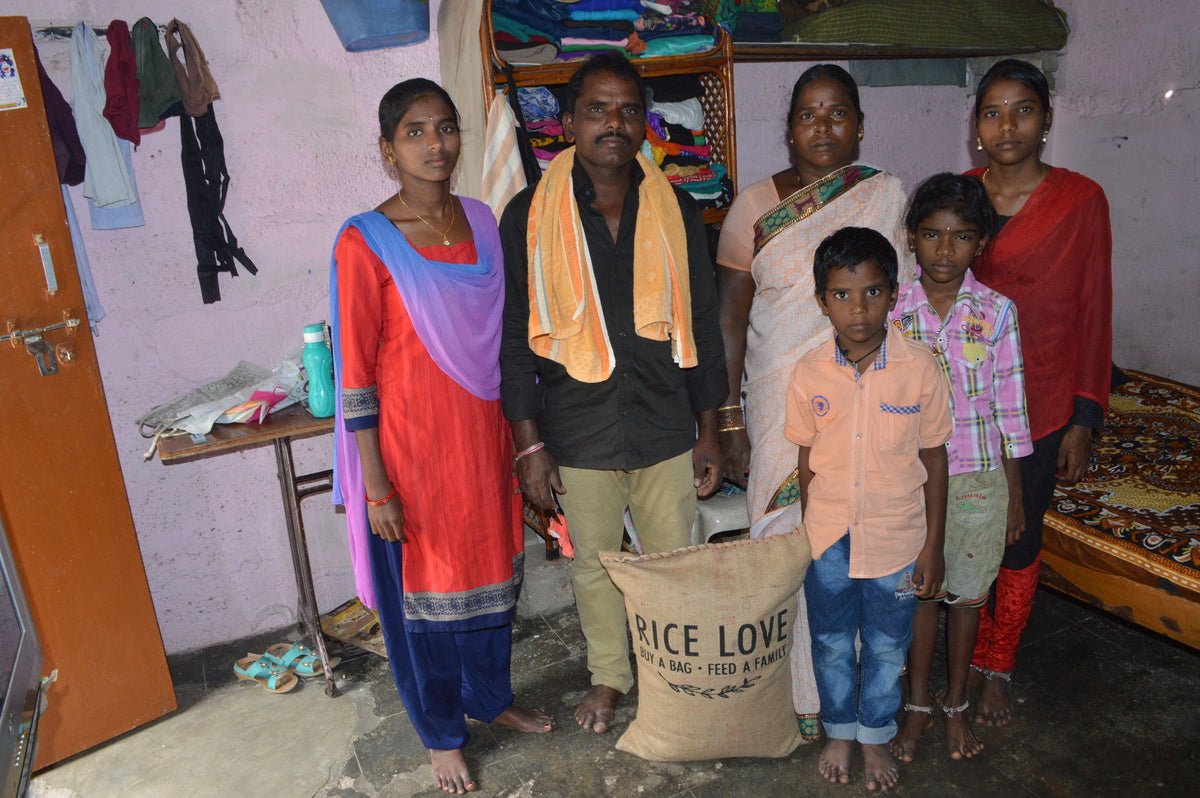 Chandraiah Bondala Family #1348 - Rice Love