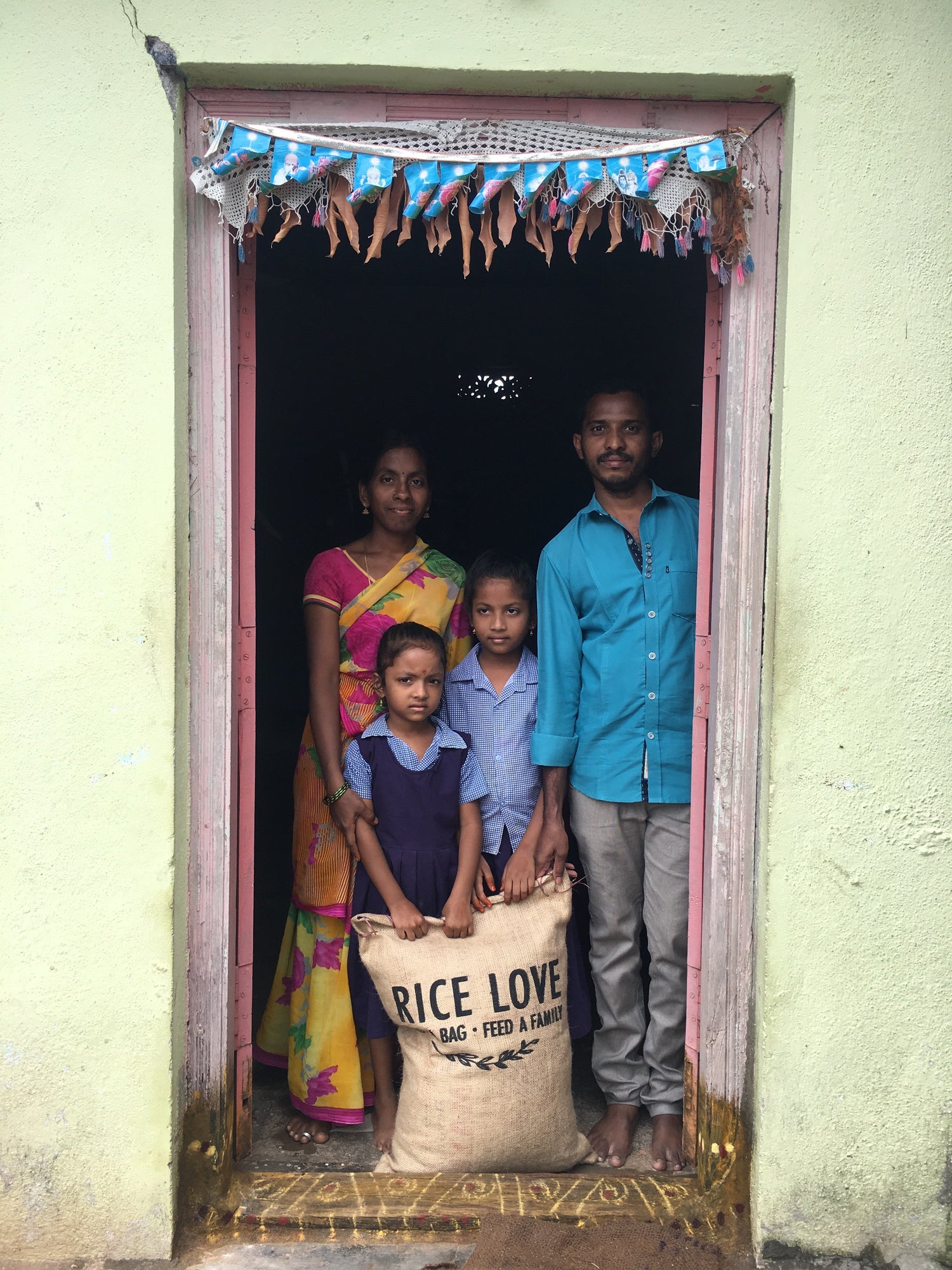 Domala Punnamchander Family #1068 - Rice Love