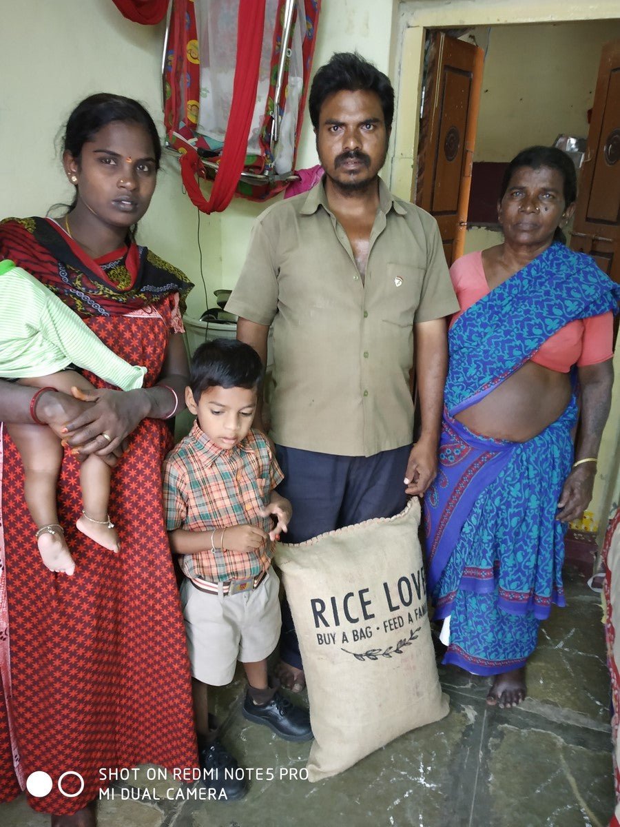 Errolla Narsingarao Family #1139 - Rice Love