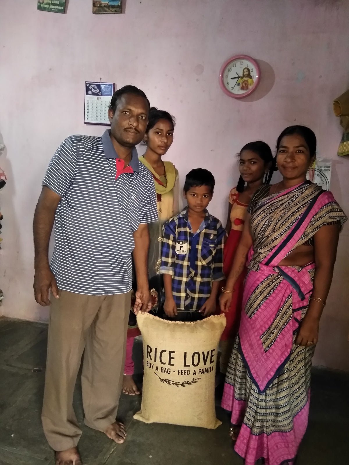 Gaddala Krishtaiah Family #1109 - Rice Love