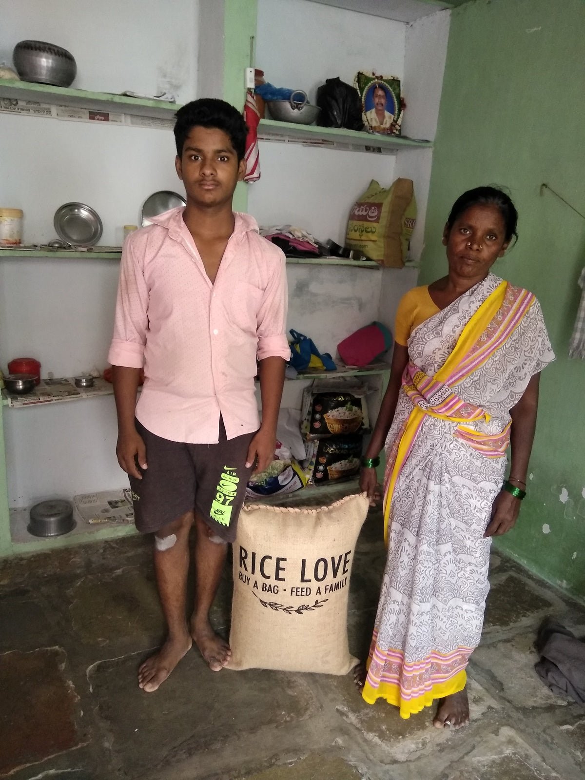 Gaddam Narsamma Family #1100 - Rice Love