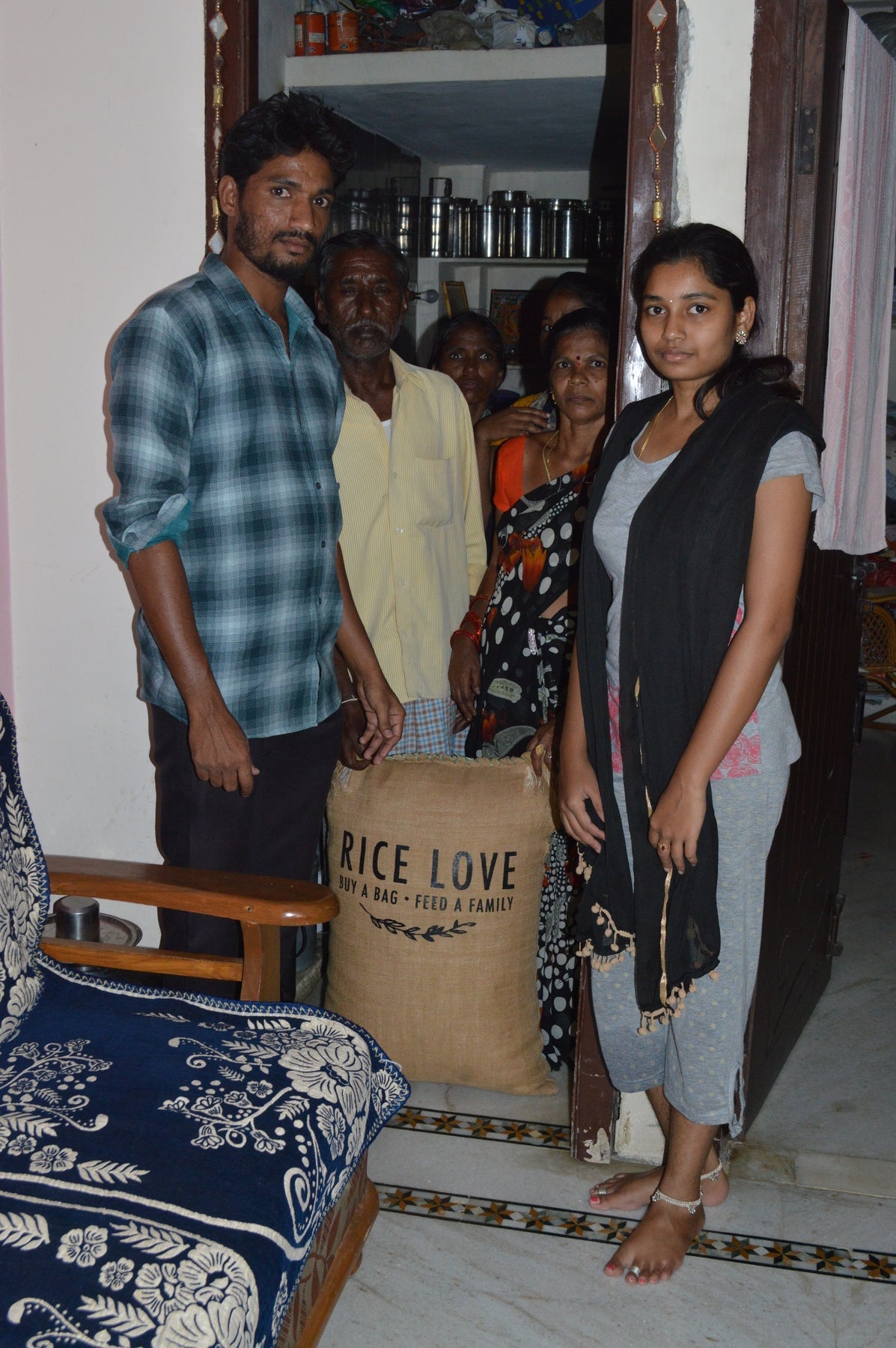 Gattagalla Pochaiah Family #844 - Rice Love
