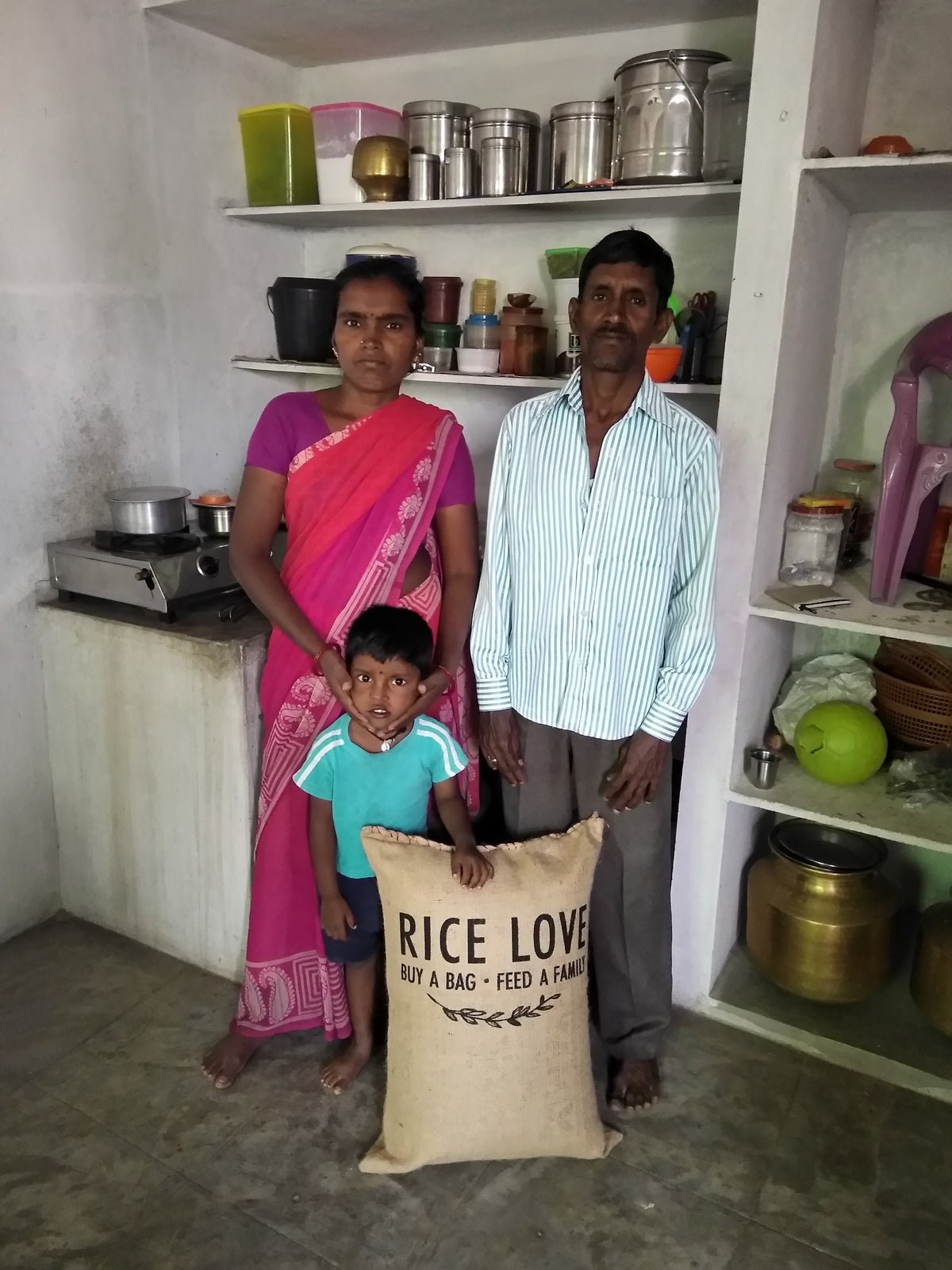 Gattu Yadagiri Family #1111 - Rice Love