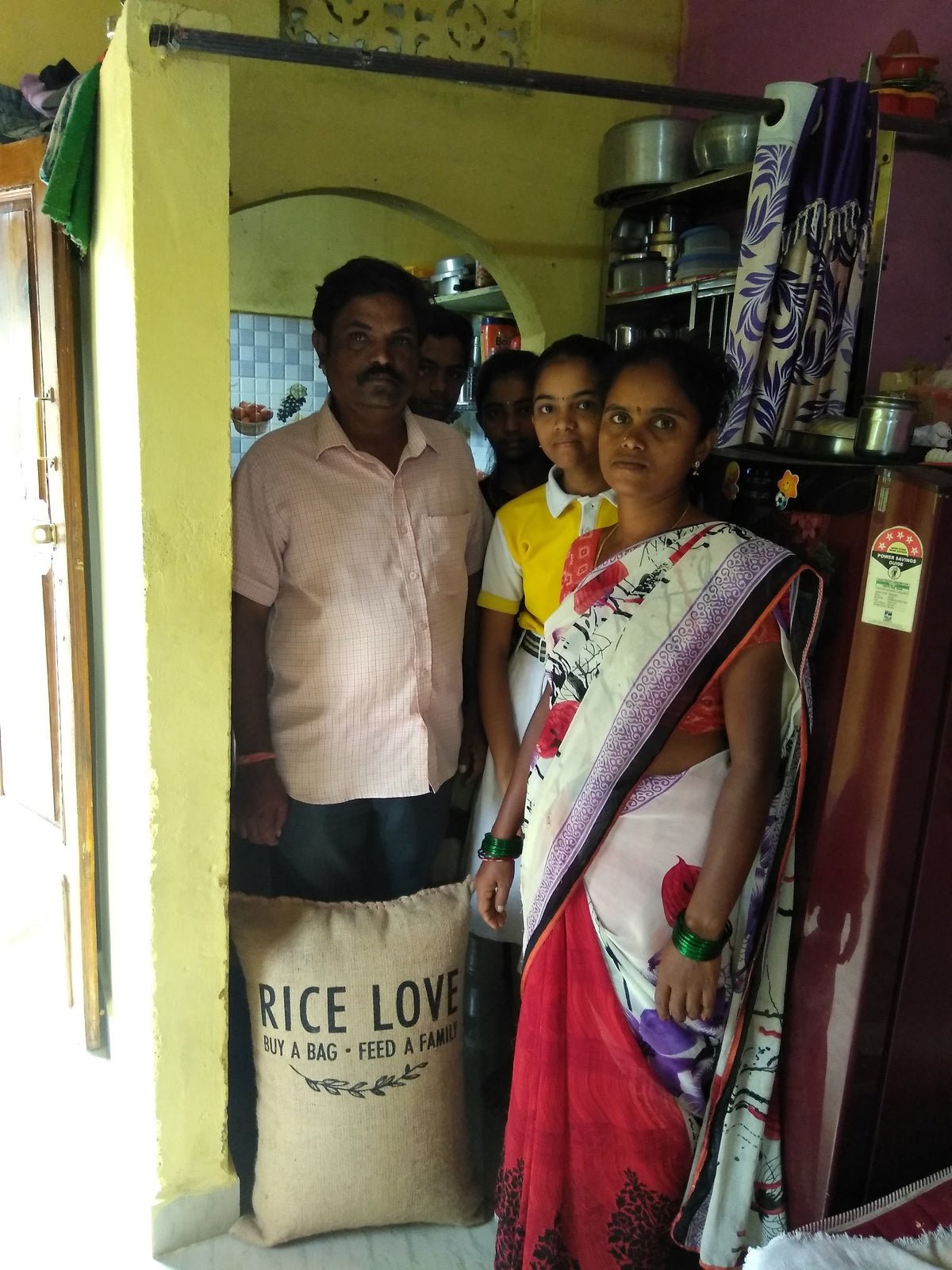 Giri Repanna Family #1487 - Rice Love