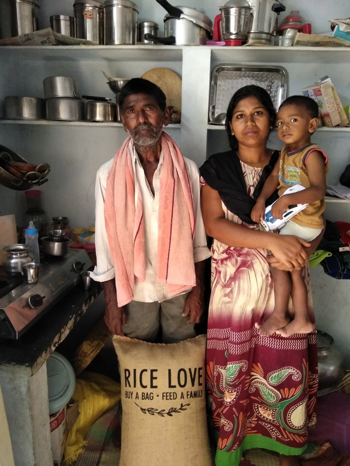 Golluru Ramulu Family #1113 - Rice Love