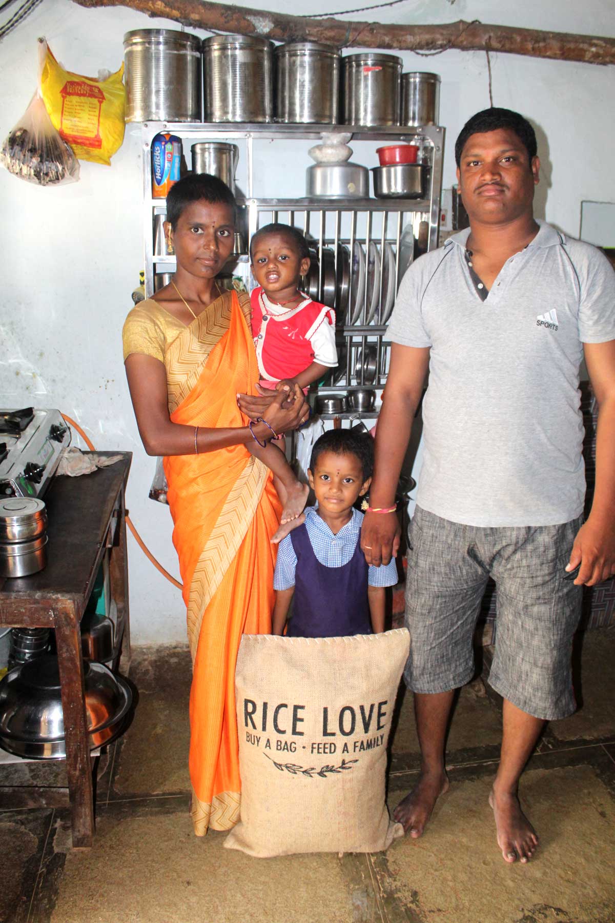Goparaju Ramesh Family #1021 - Rice Love