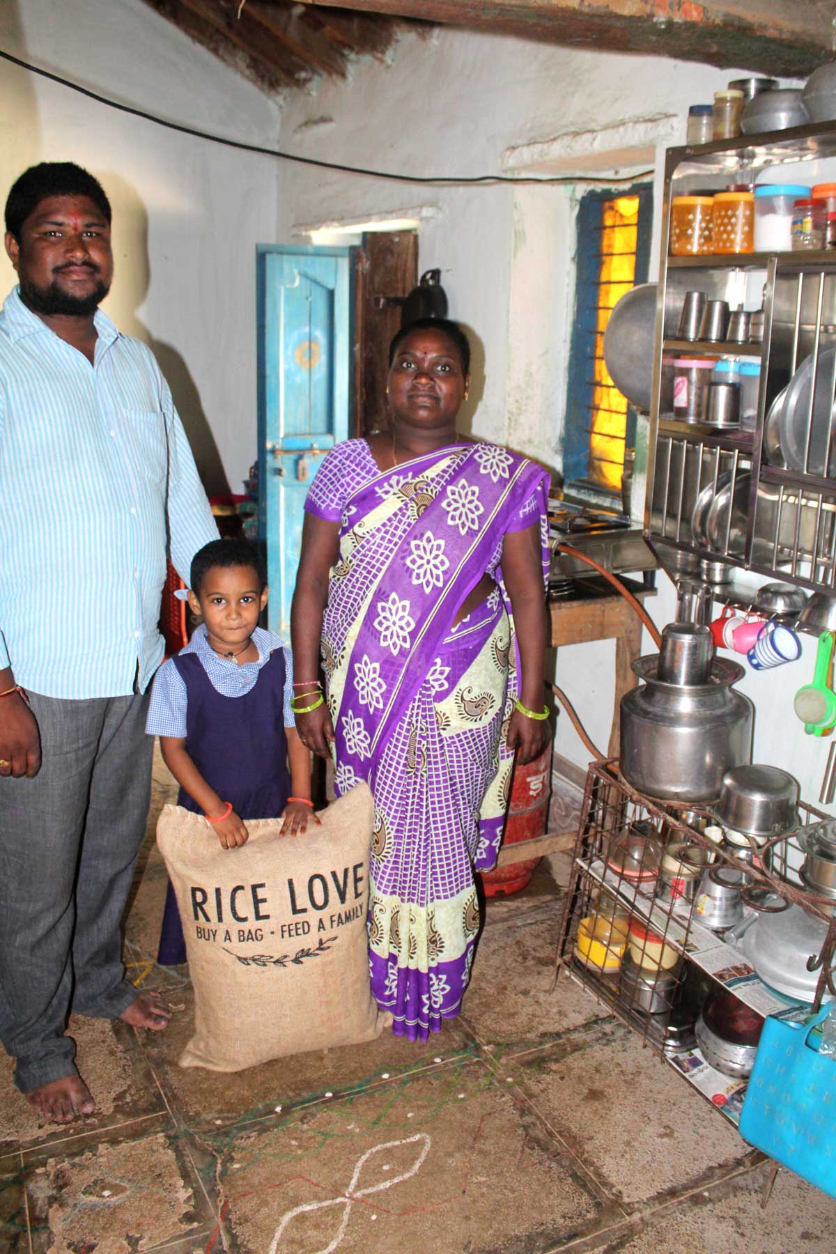 Goparaju Srinivas Family #1020 - Rice Love