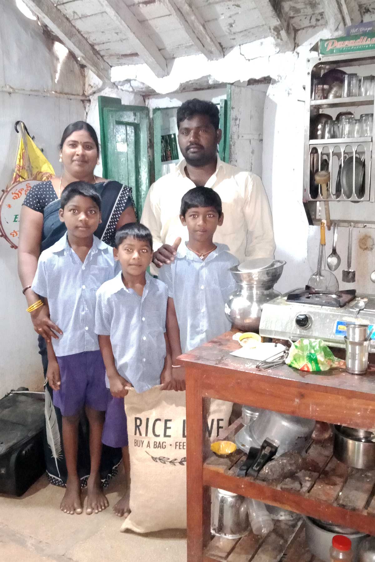 Gopi Boragala Family #1222 - Rice Love
