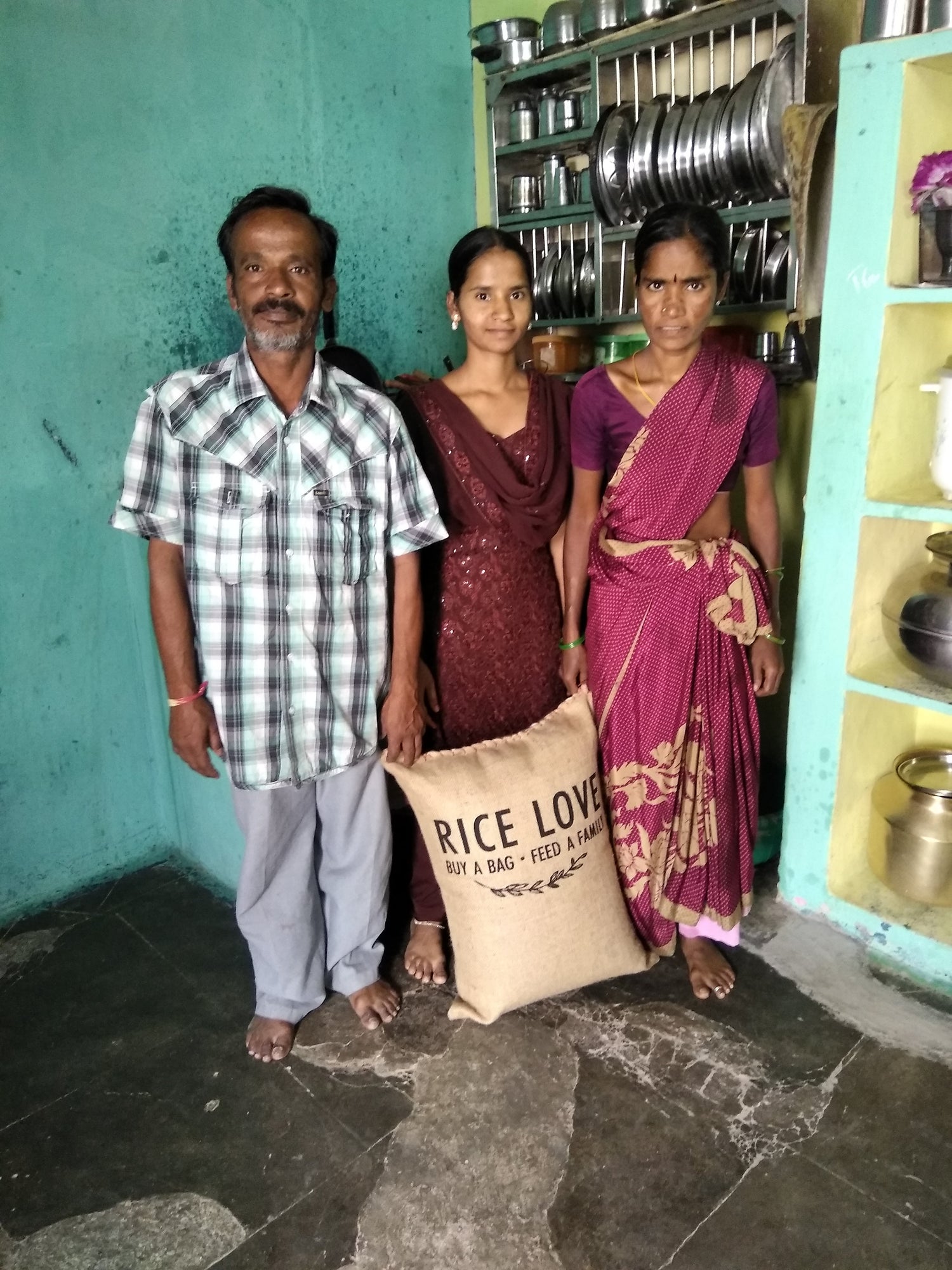 Gorre Sailu Family #1128 - Rice Love