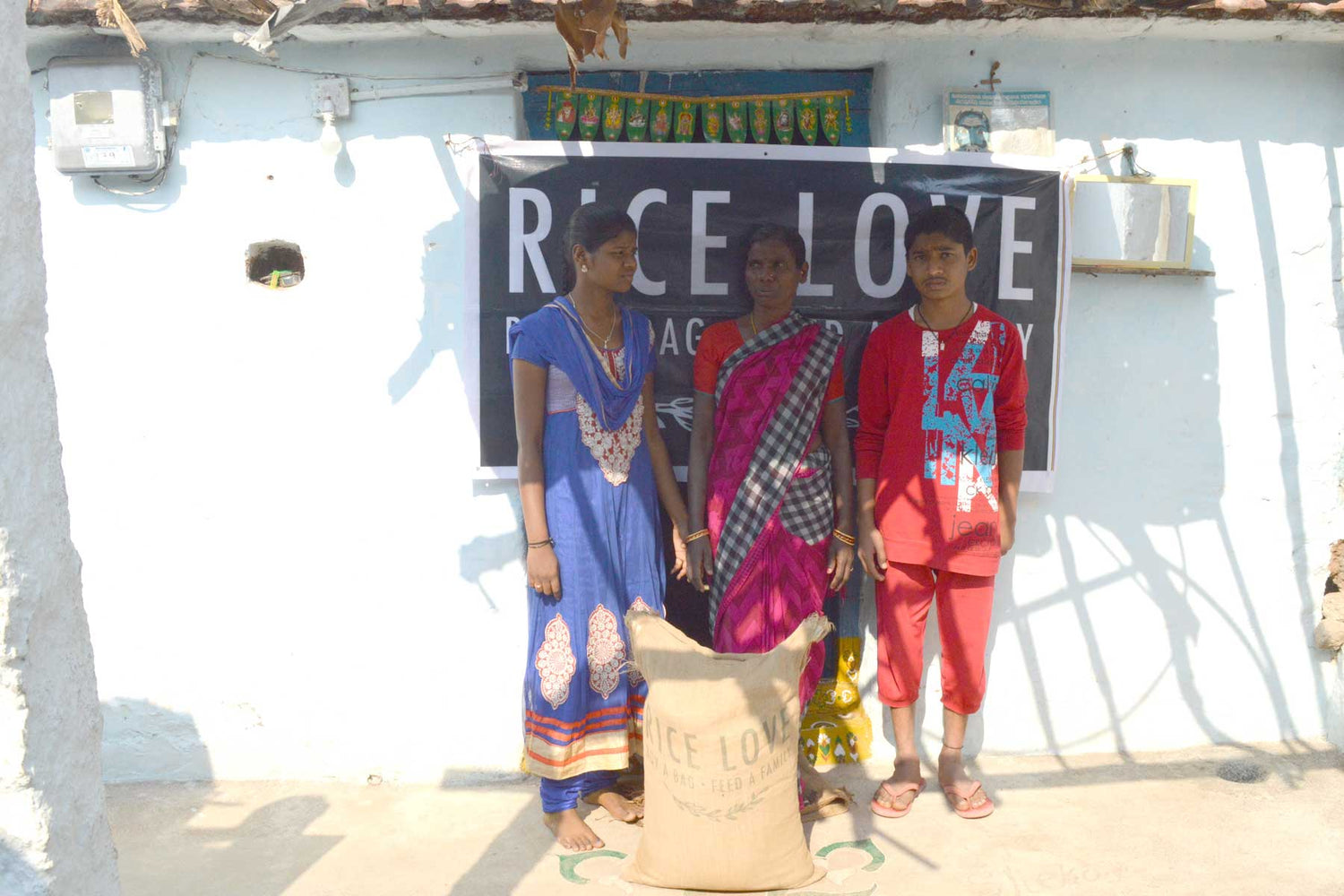 Guttamma Machha Family #631 - Rice Love