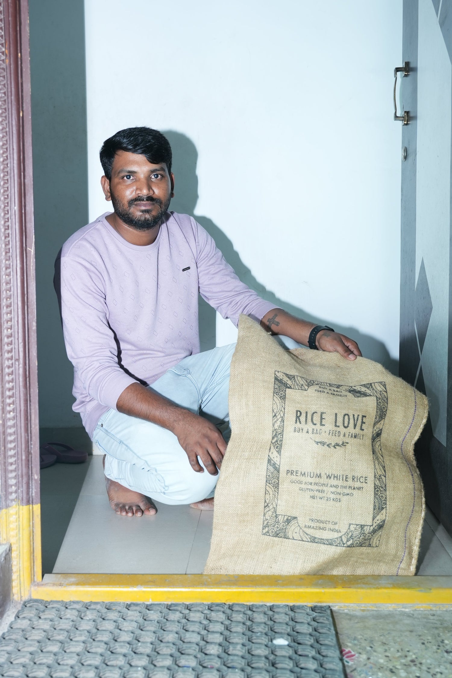 Hari Babu Mayakanti Family #3525 - Rice Love