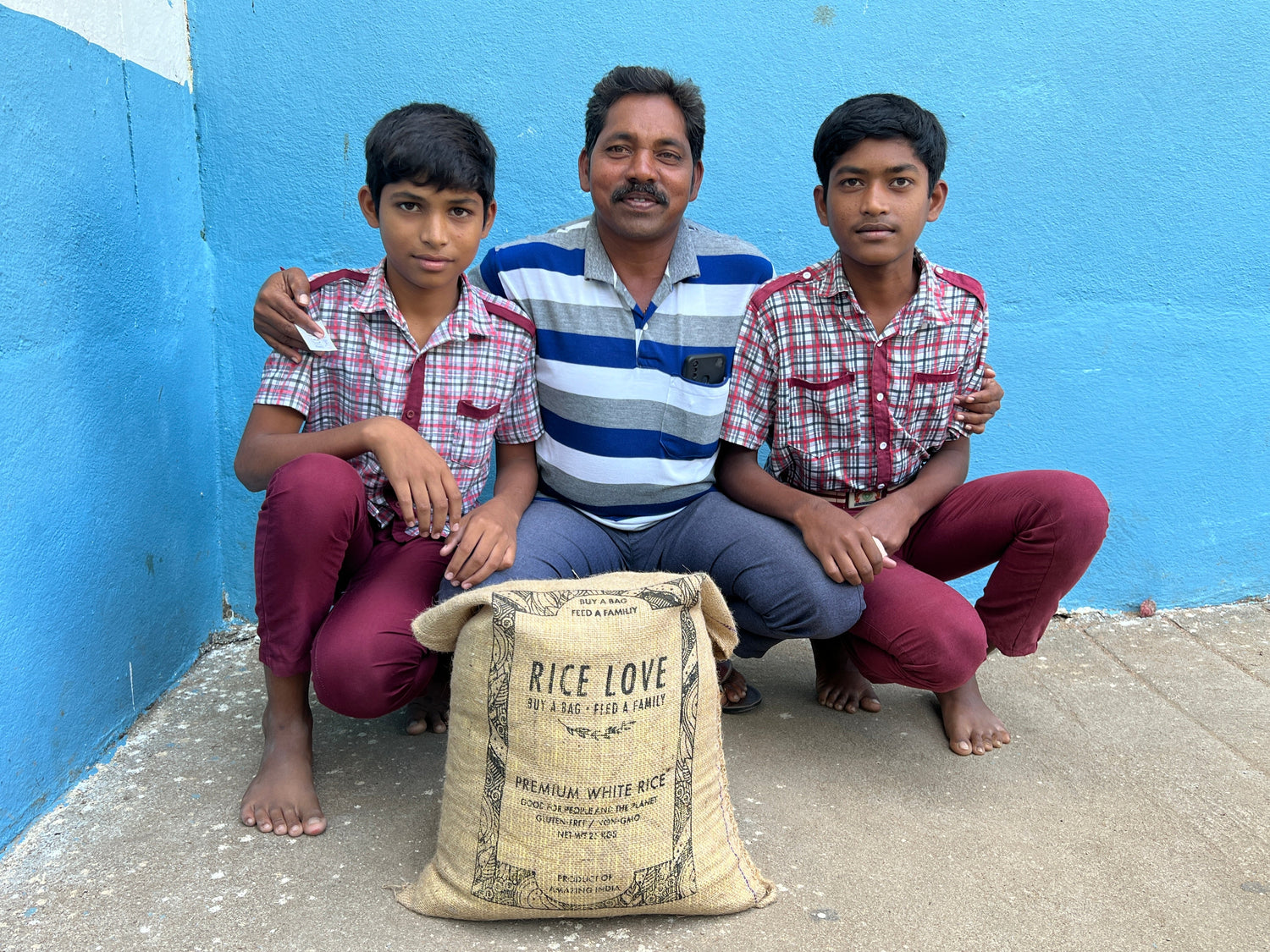 Ilaiah Gudepu Family #3220 - Rice Love