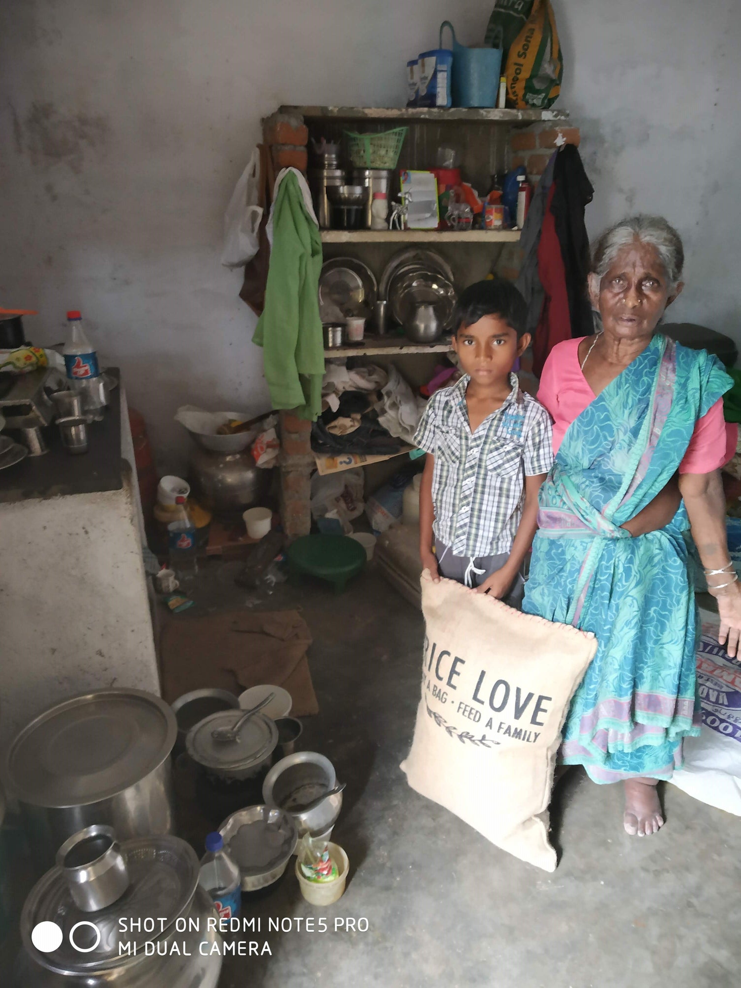 Jeripothula Ailamma Family #928 - Rice Love