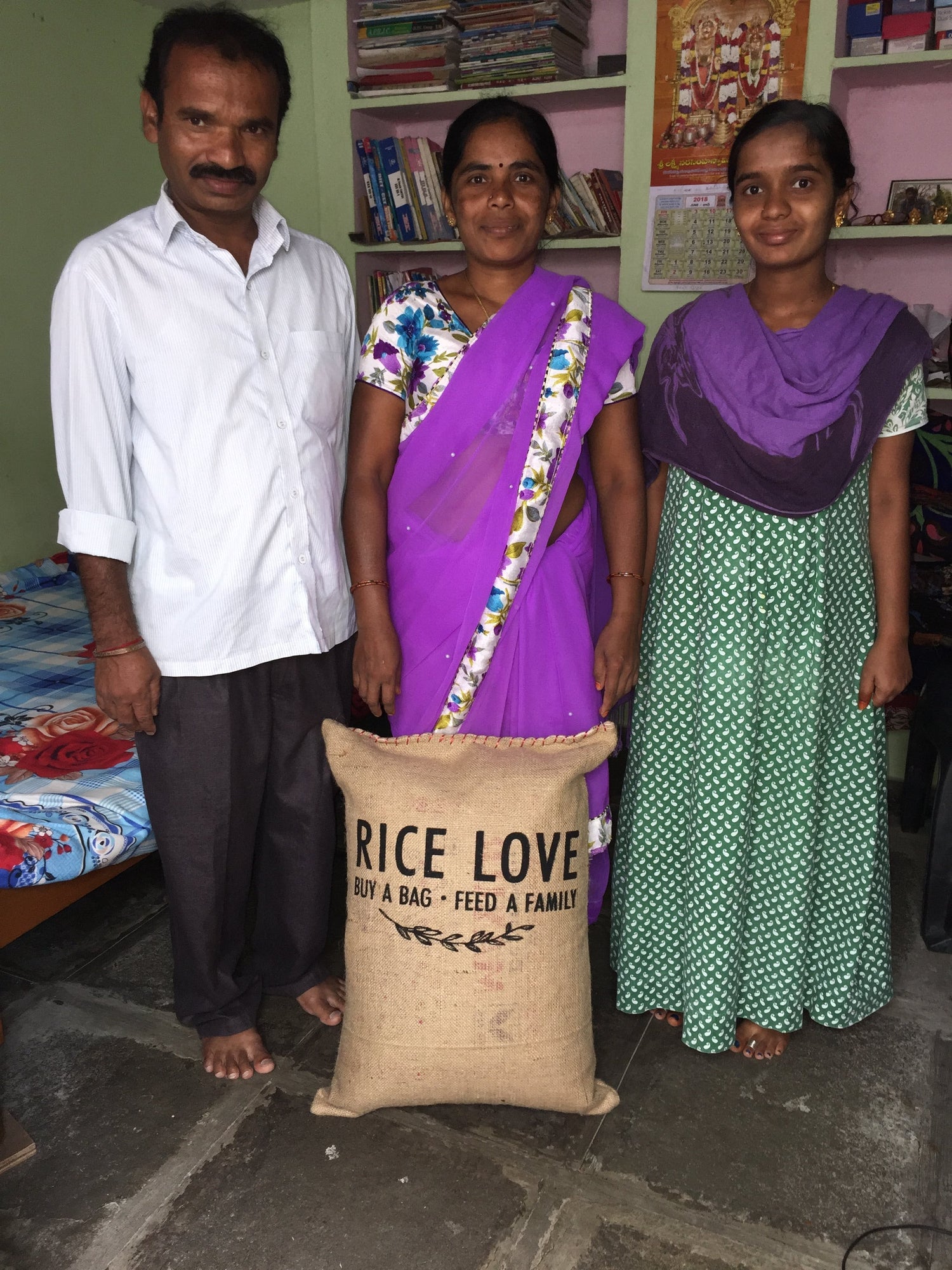 Jerripothula Narsaiah Family #879 - Rice Love