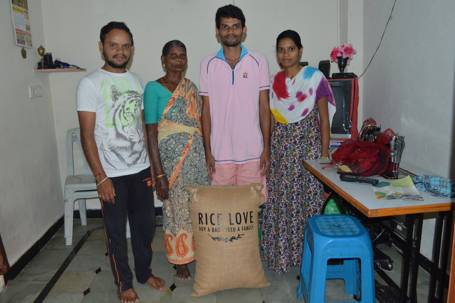 Kanthi Jayamma Family #854 - Rice Love