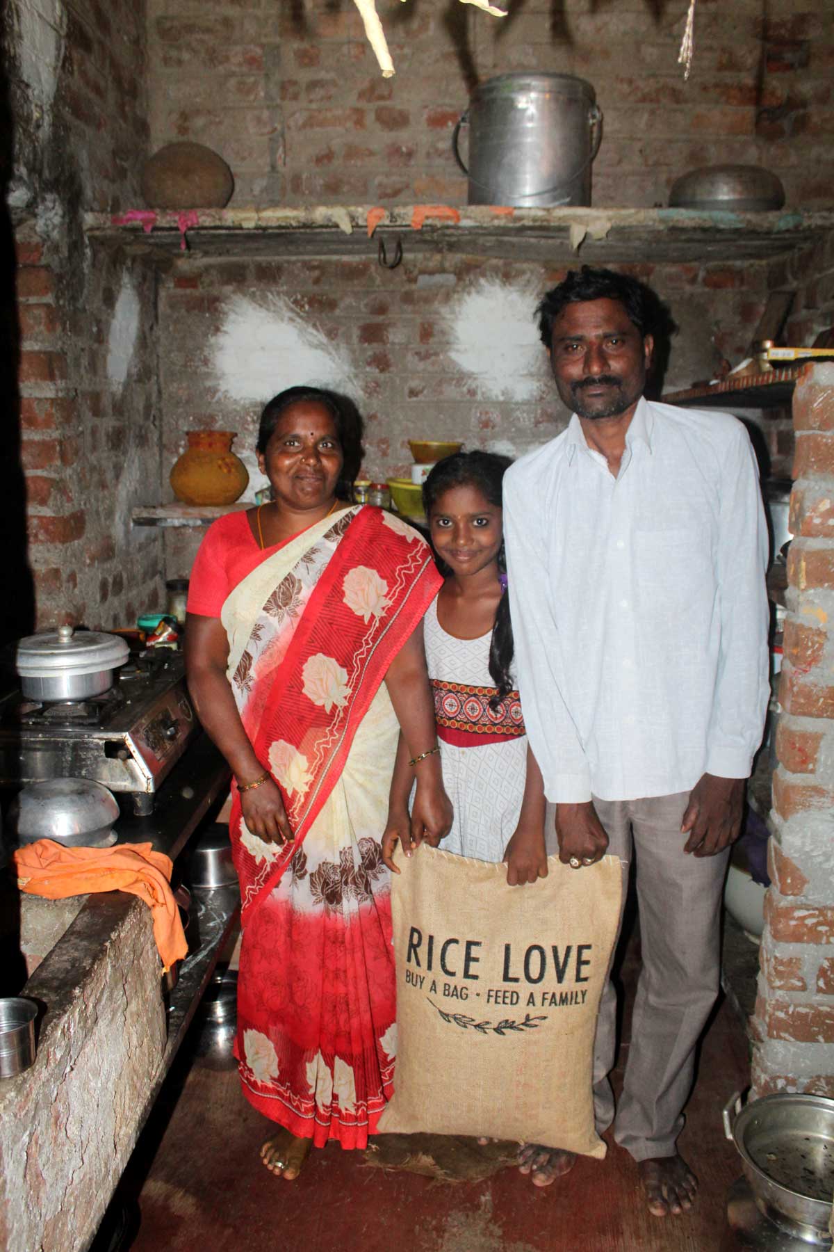 Kathi Srinivas Family #1010 - Rice Love