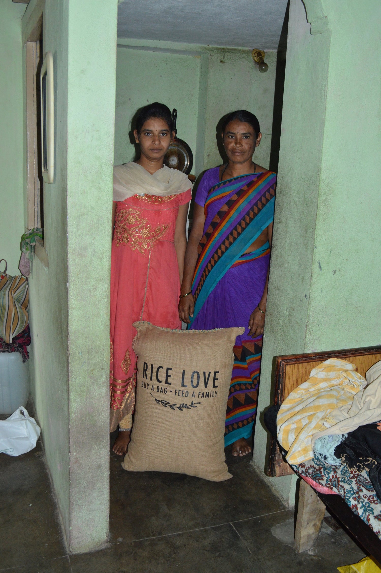 Katravath Chandini Family #834 - Rice Love