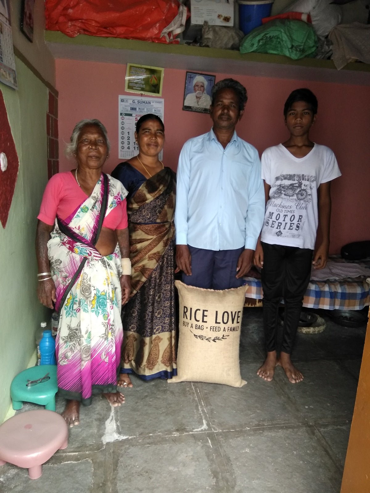 Kommu Balamma Family #1129 - Rice Love