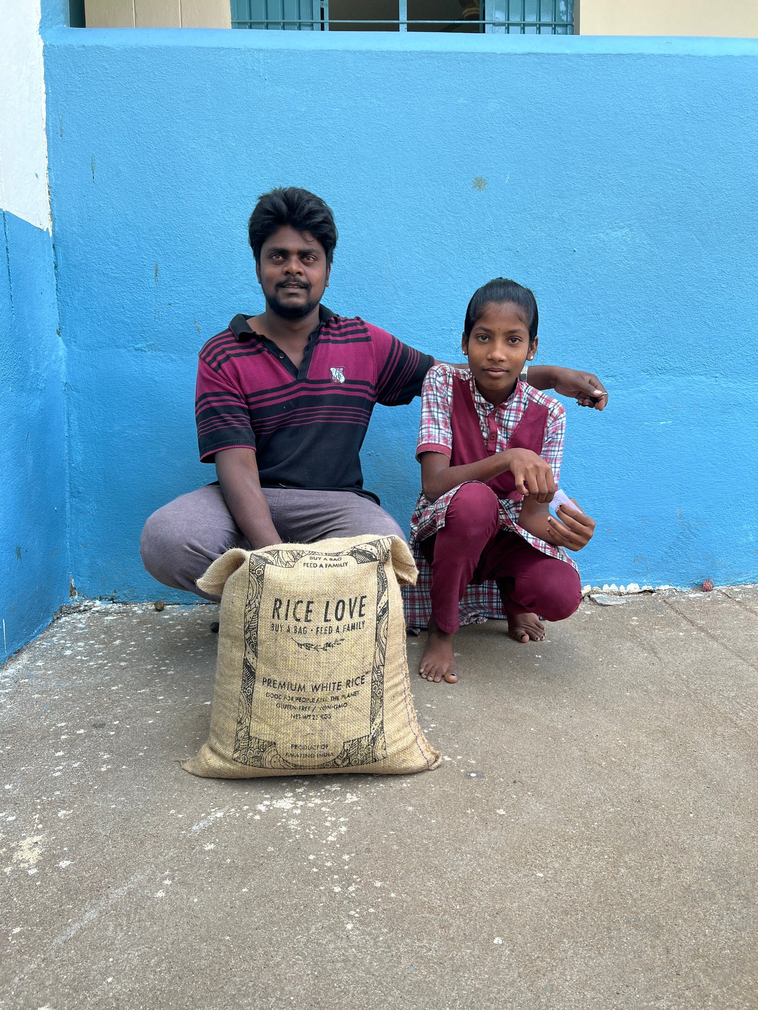 Komraiah Ganta Family #3203 - Rice Love