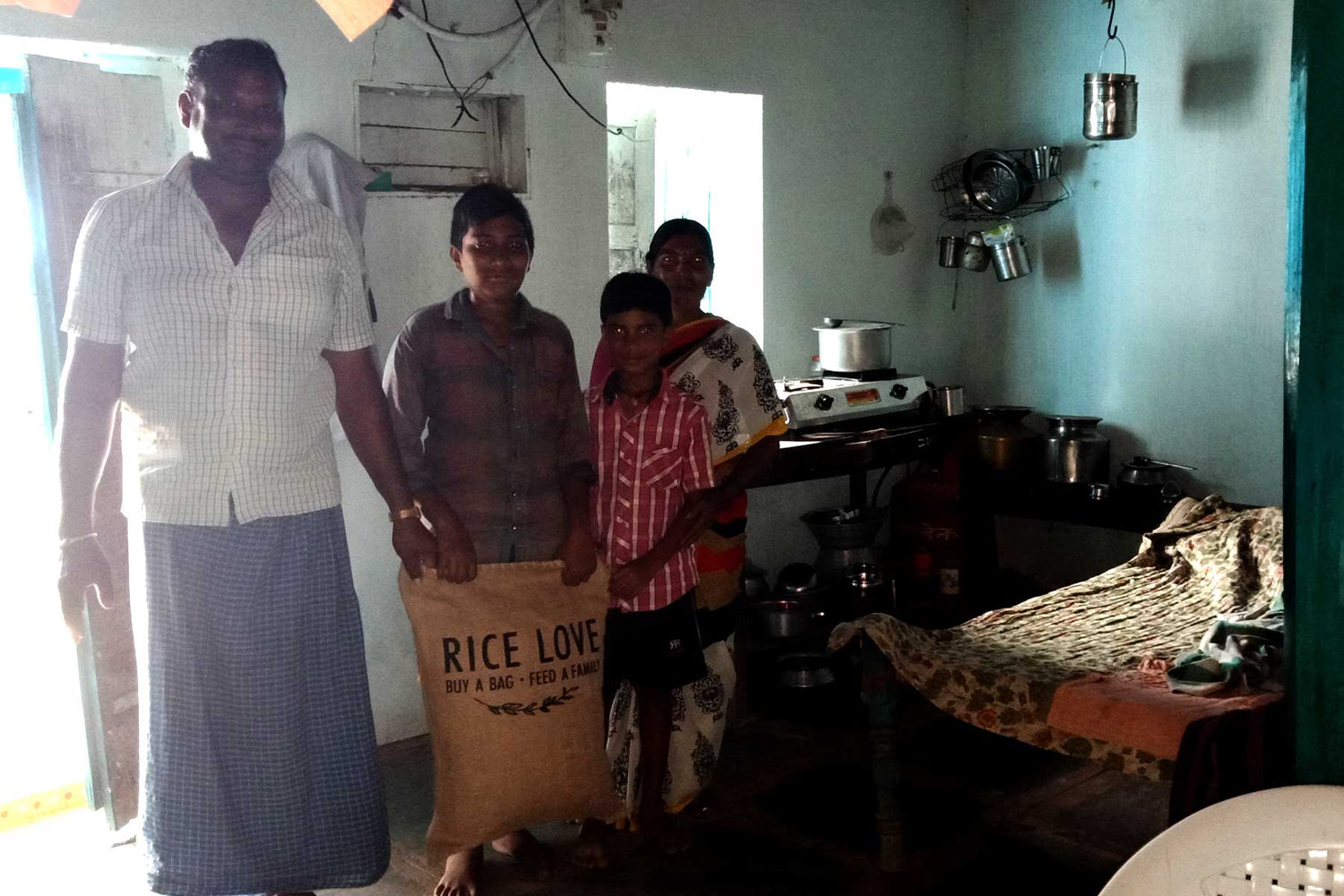 Komuraiah Bandi Family #1244 - Rice Love