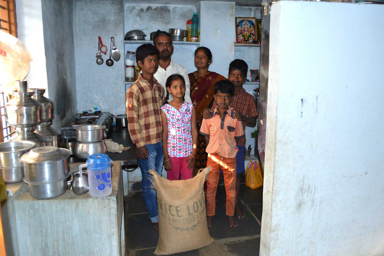Krishna Gujjar Family #668 - Rice Love