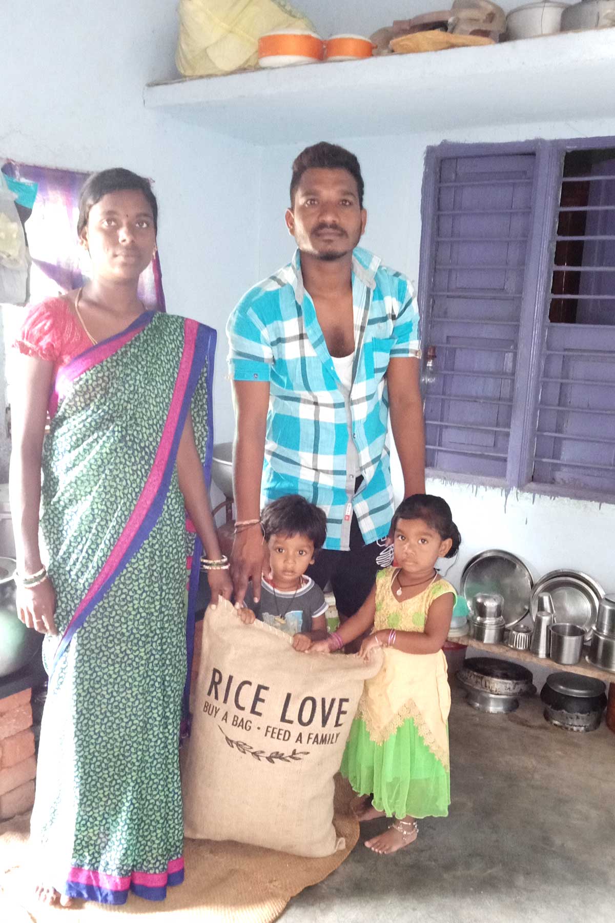Kumaraswamy Boragala Family #1227 - Rice Love