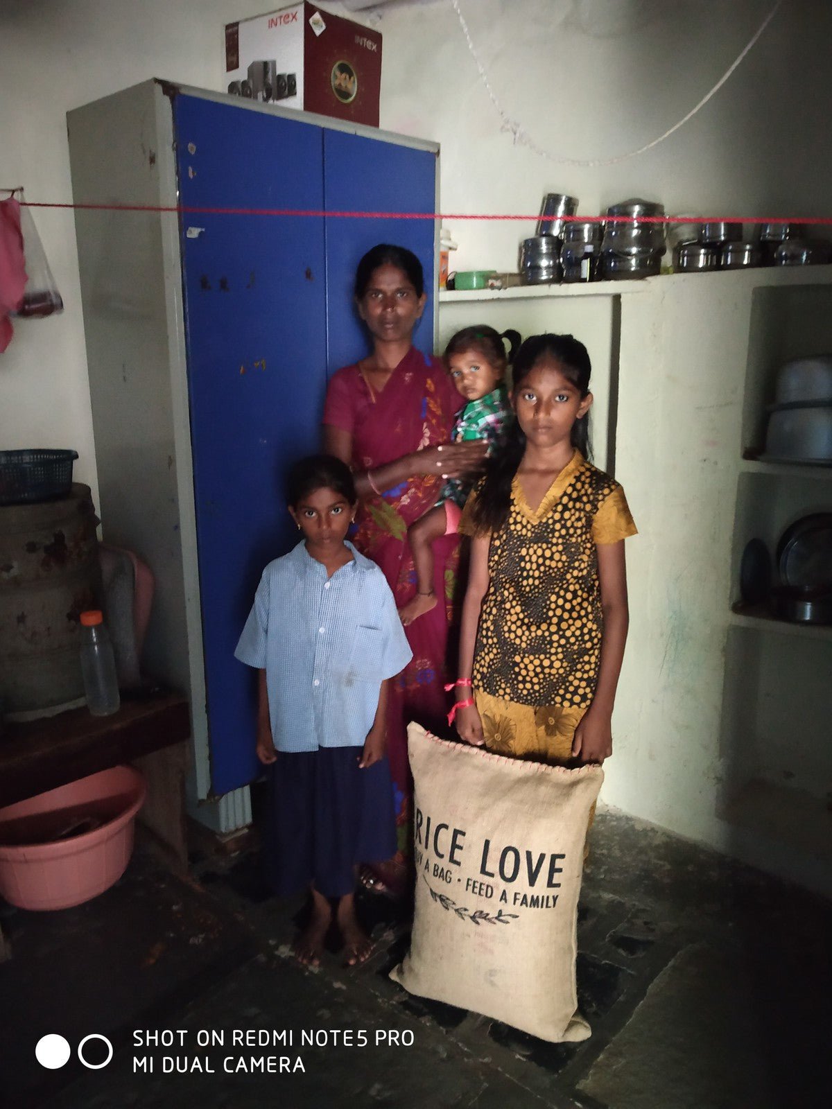 Kuppamma Shanthala Family #1165 - Rice Love