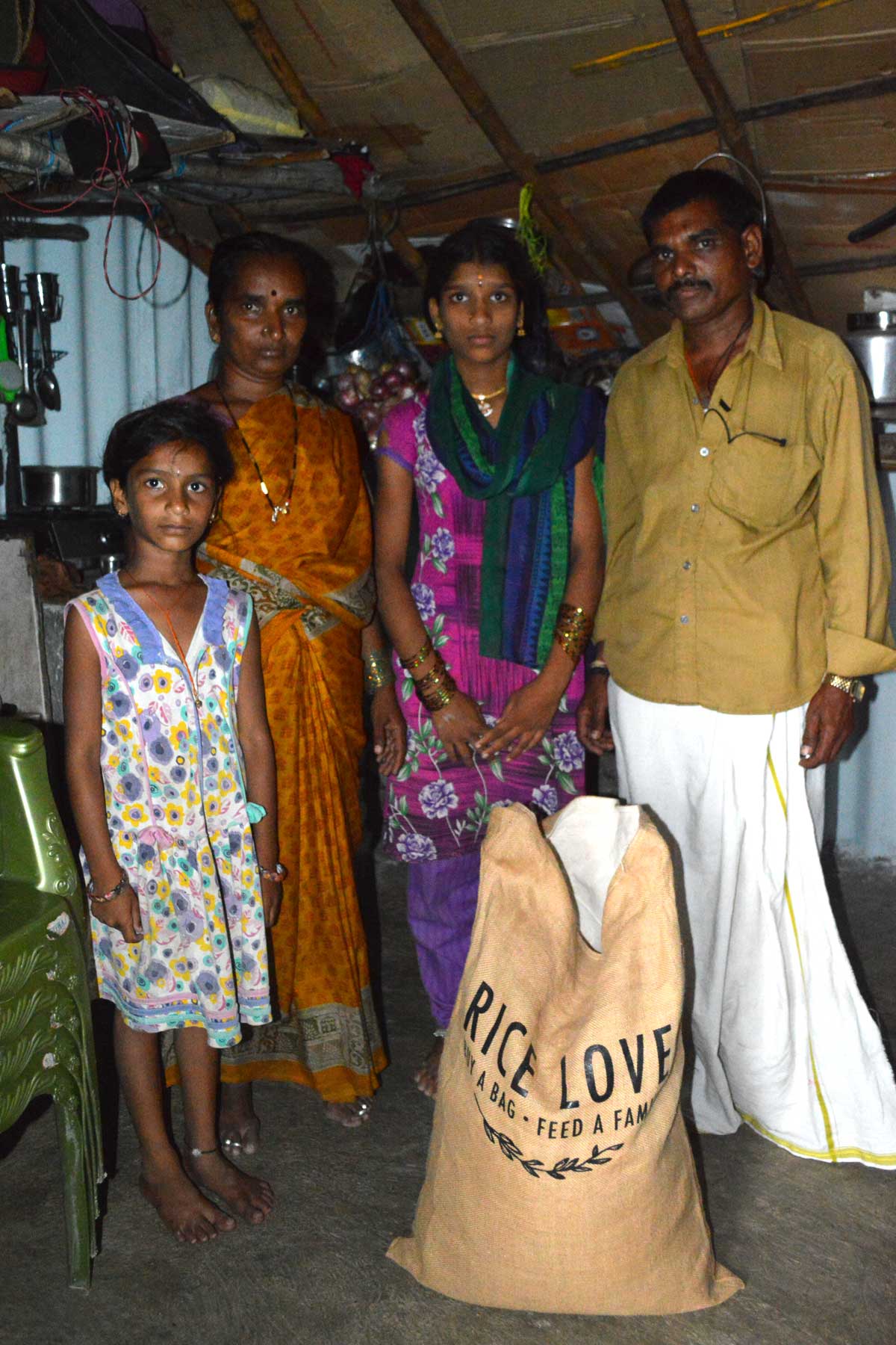 Kuruma Chandrappa Family #705 - Rice Love