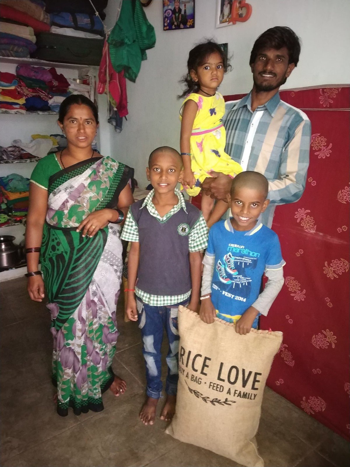 Lakshman Muddamgul Family #1429 - Rice Love