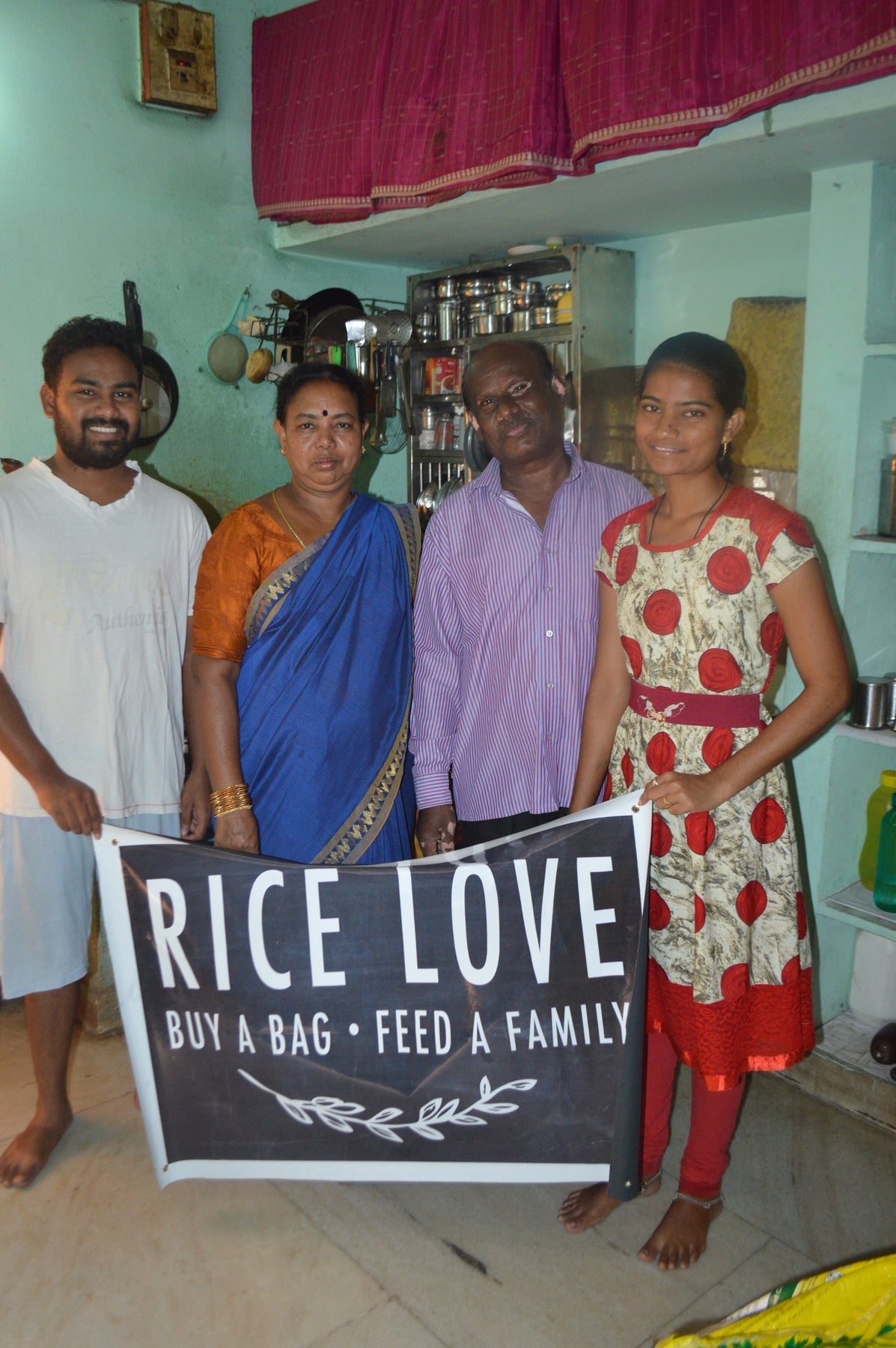 Lanka Narsingrao Family #1552 - Rice Love