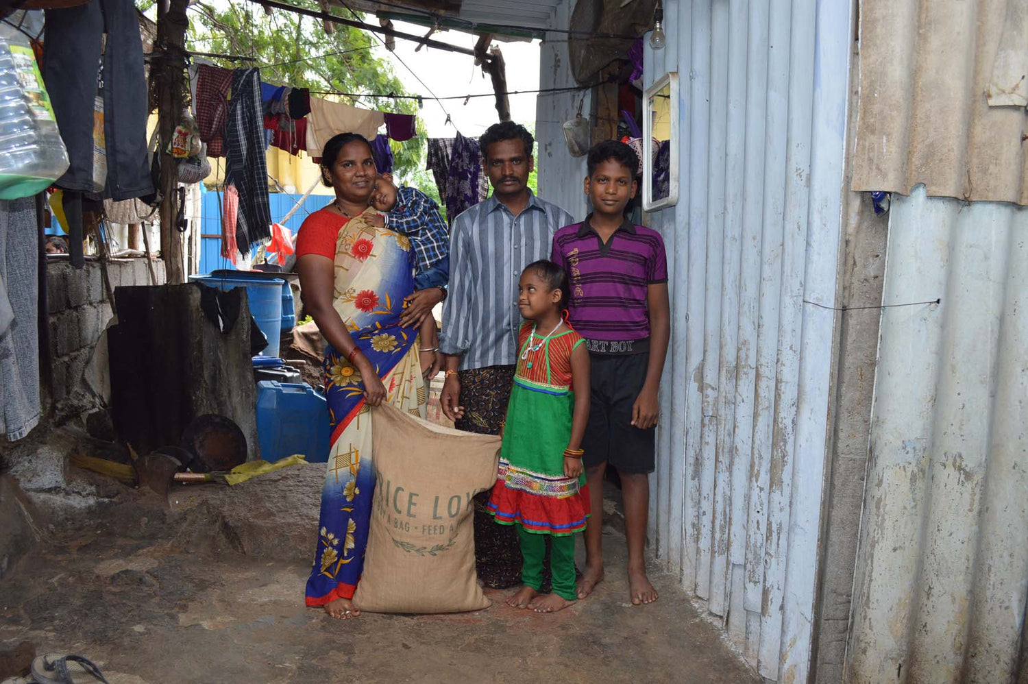Laxman Madari Family #595 - Rice Love